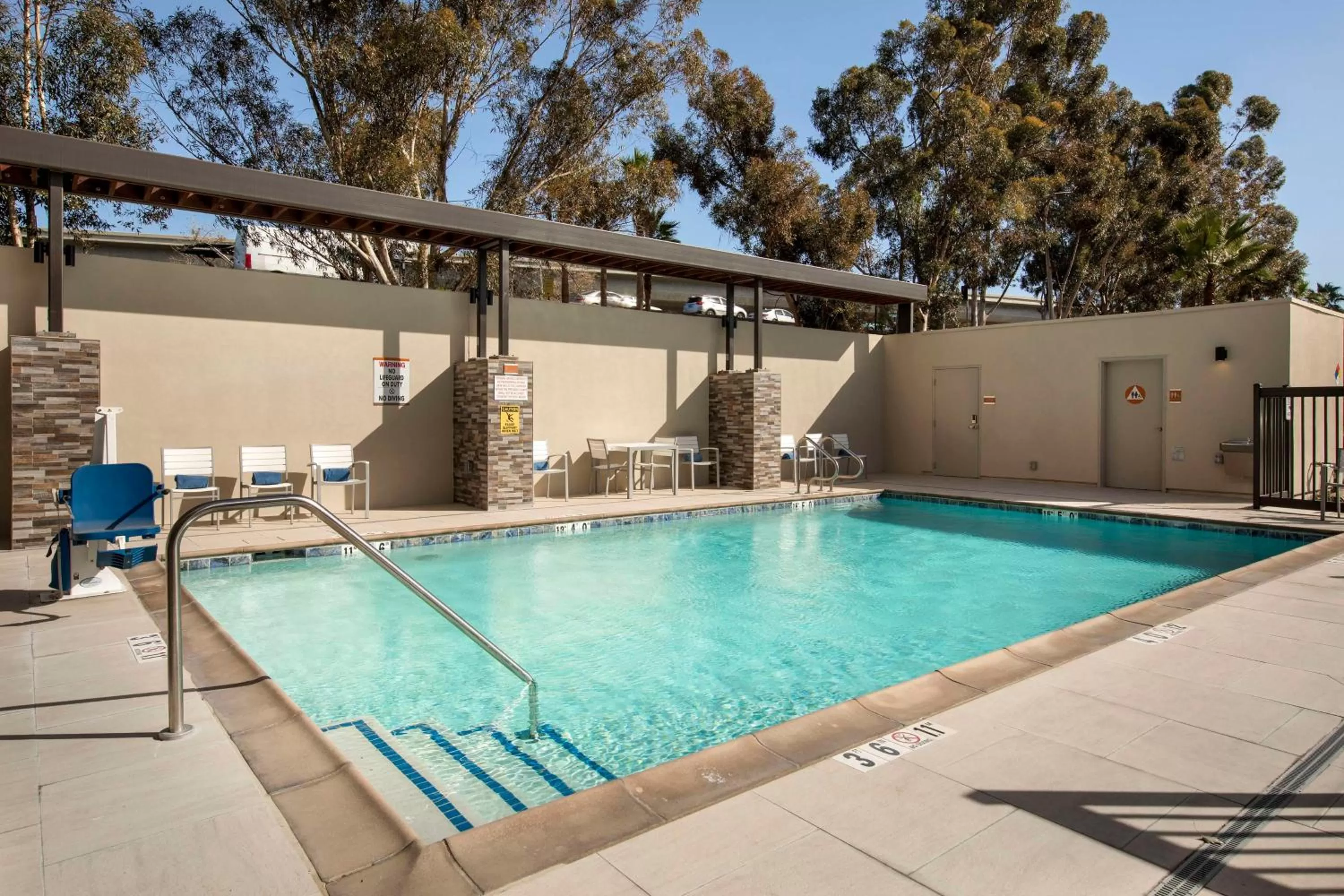 Pool view in Home2 Suites By Hilton Redlands