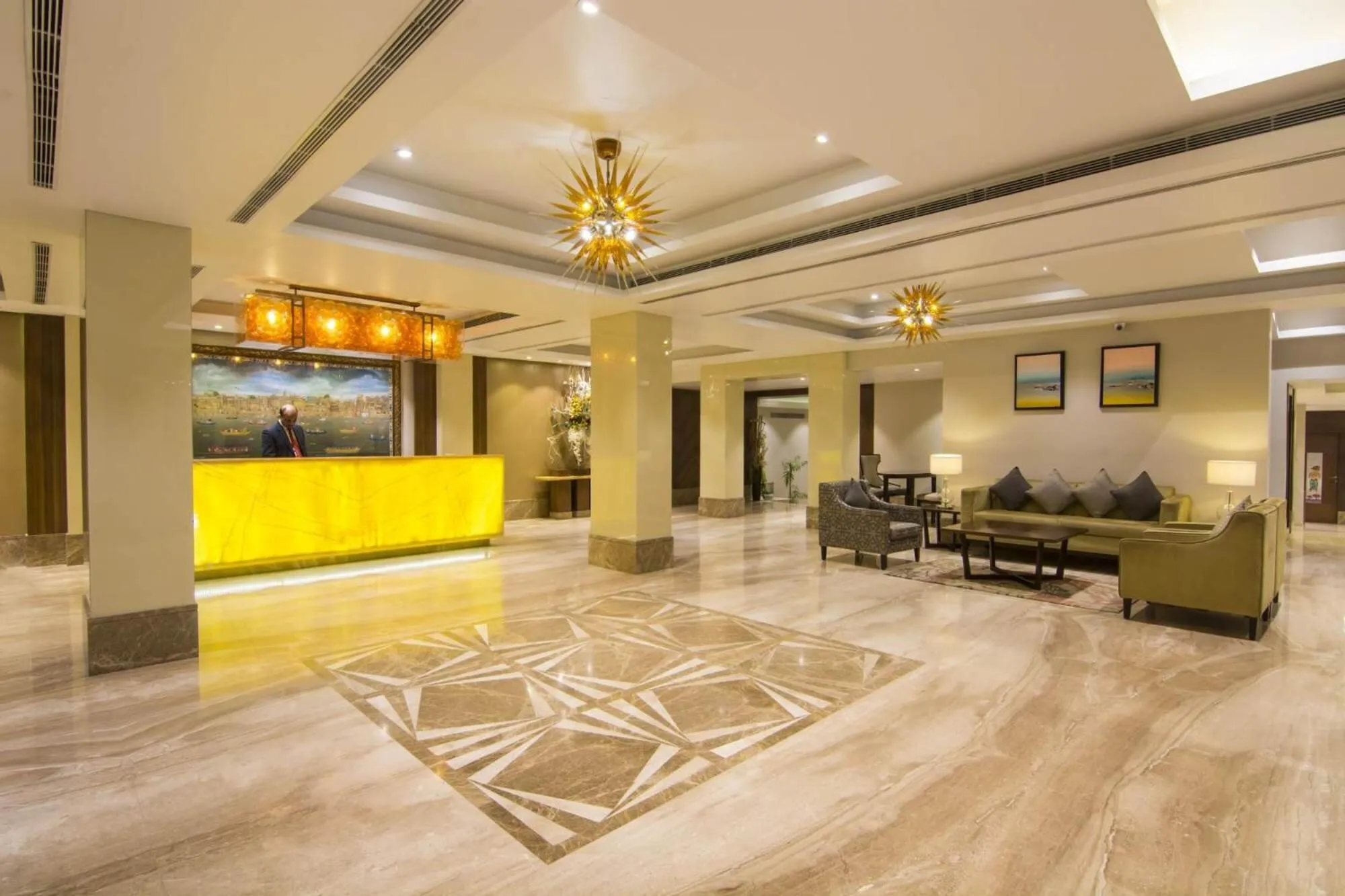 Lobby or reception in The India Benares