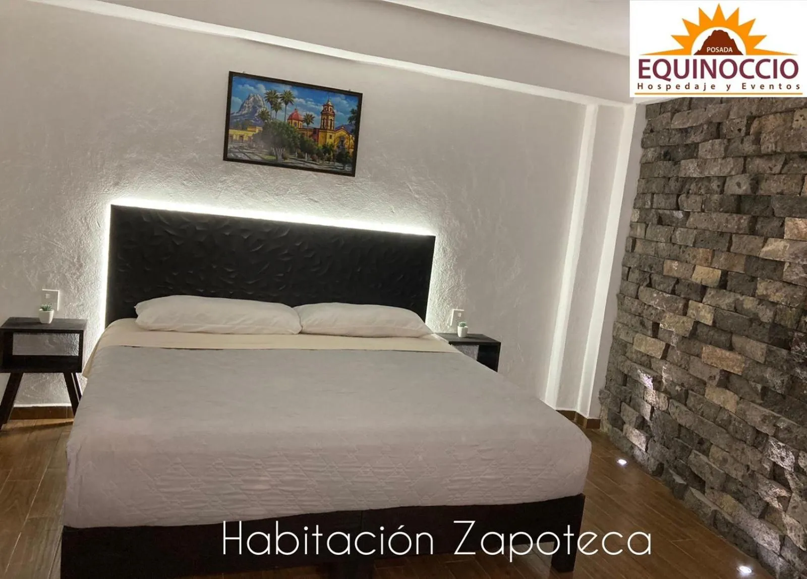 Bed in Posada Equinoccio