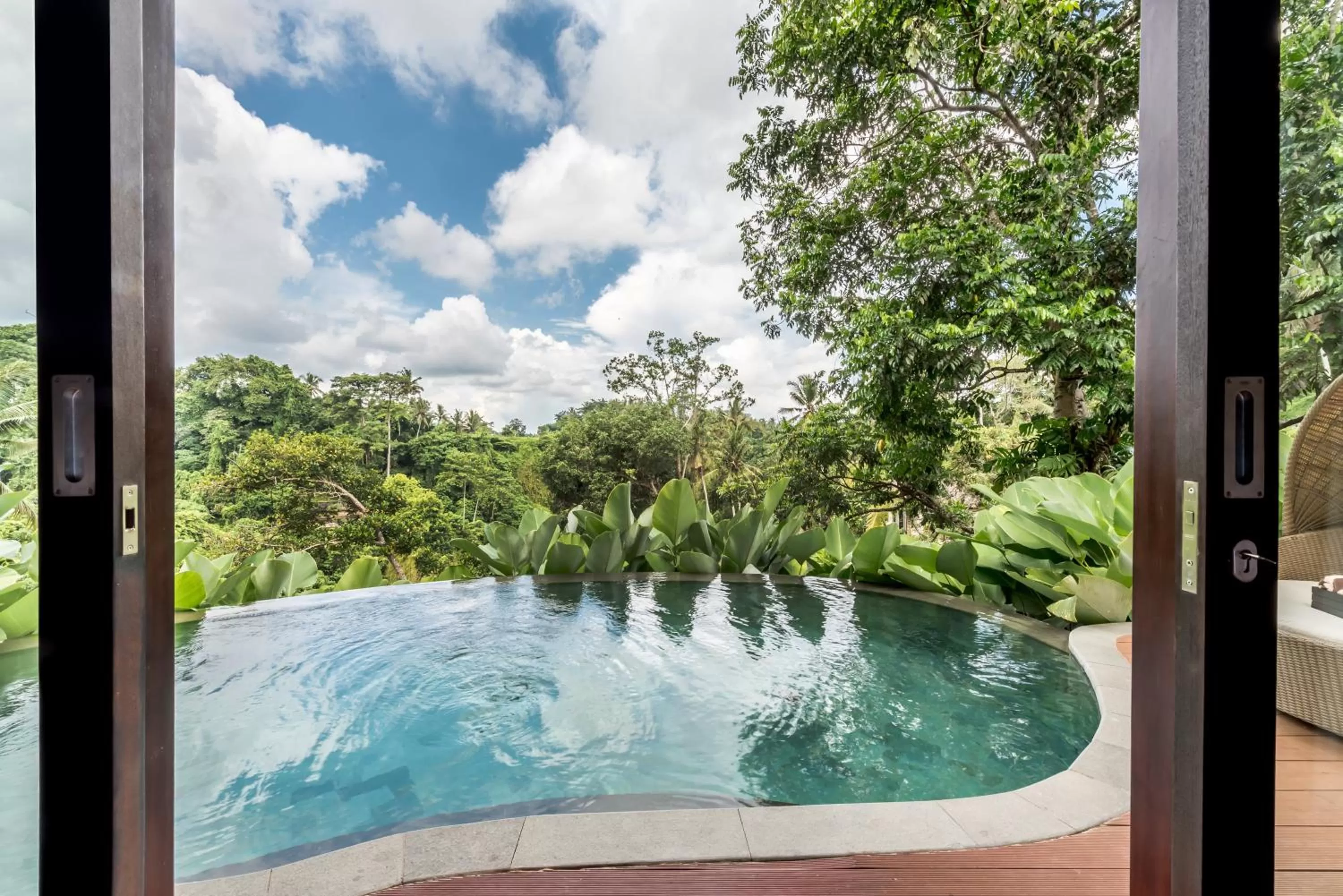 Swimming pool in tanadewa Resort Ubud Bali by Cross Collection