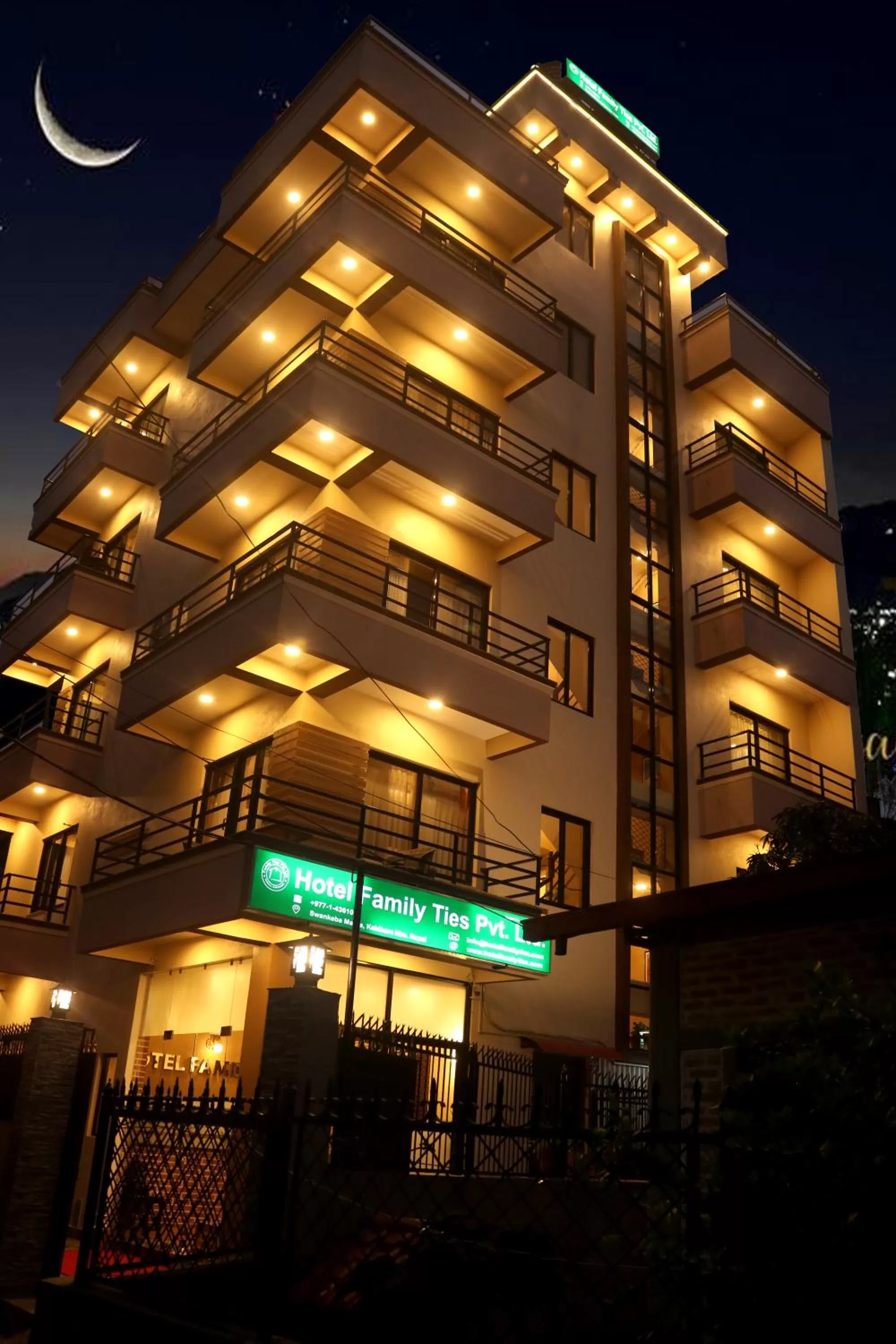 Property building in Hotel Family Ties Pvt. Ltd.