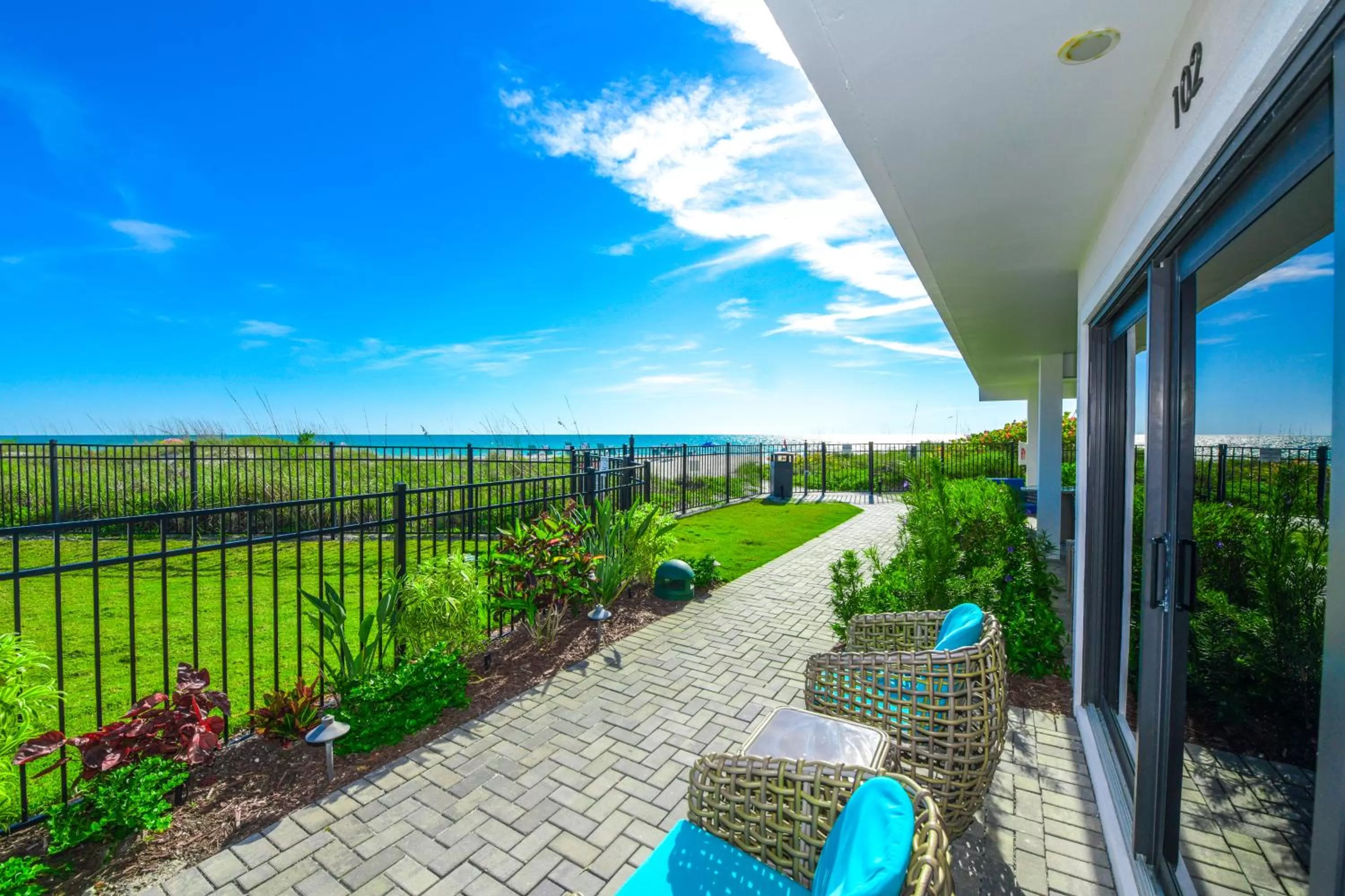 Patio in Anna Maria Beach Resort