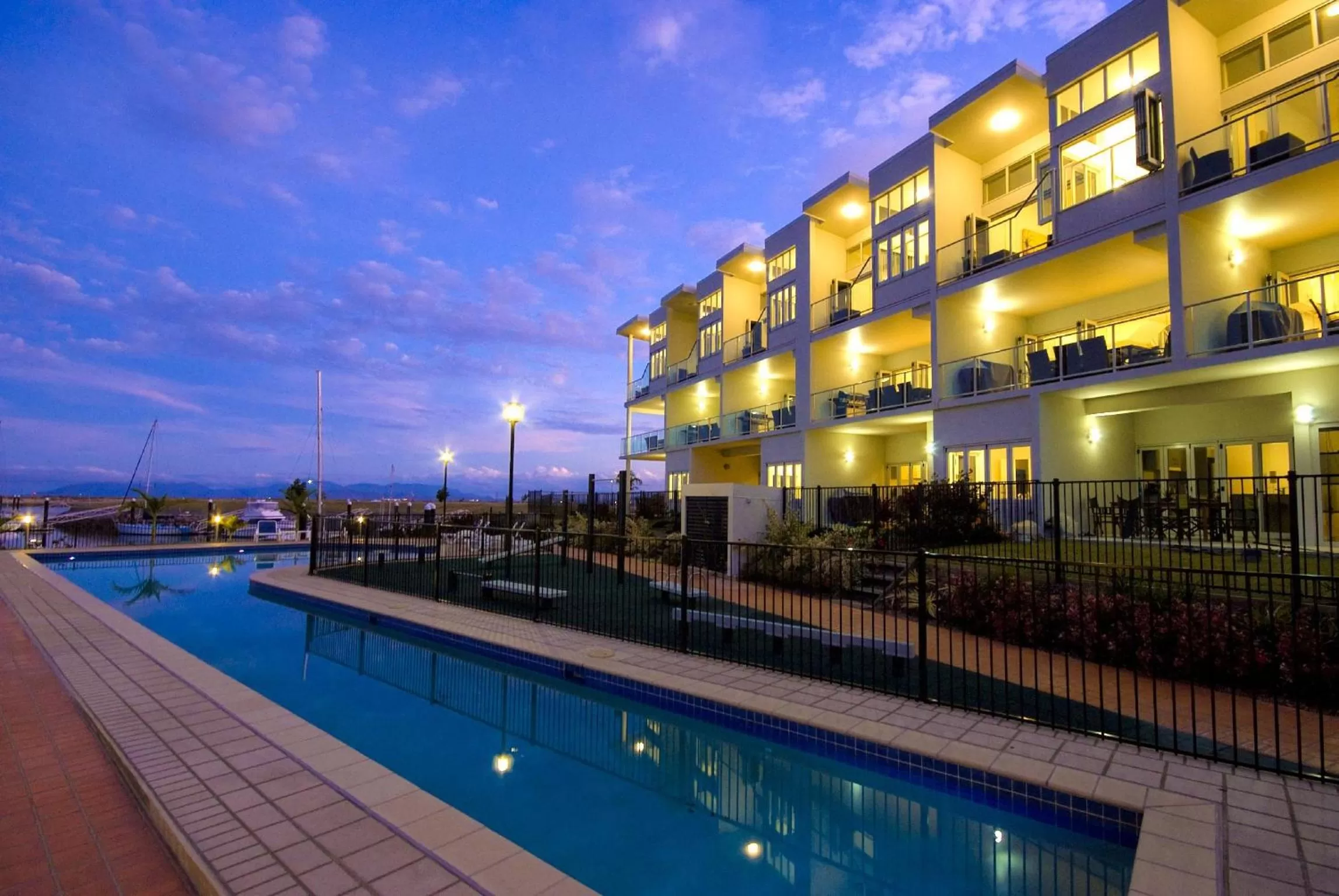 Swimming Pool in Beachside Magnetic Harbour Apartments