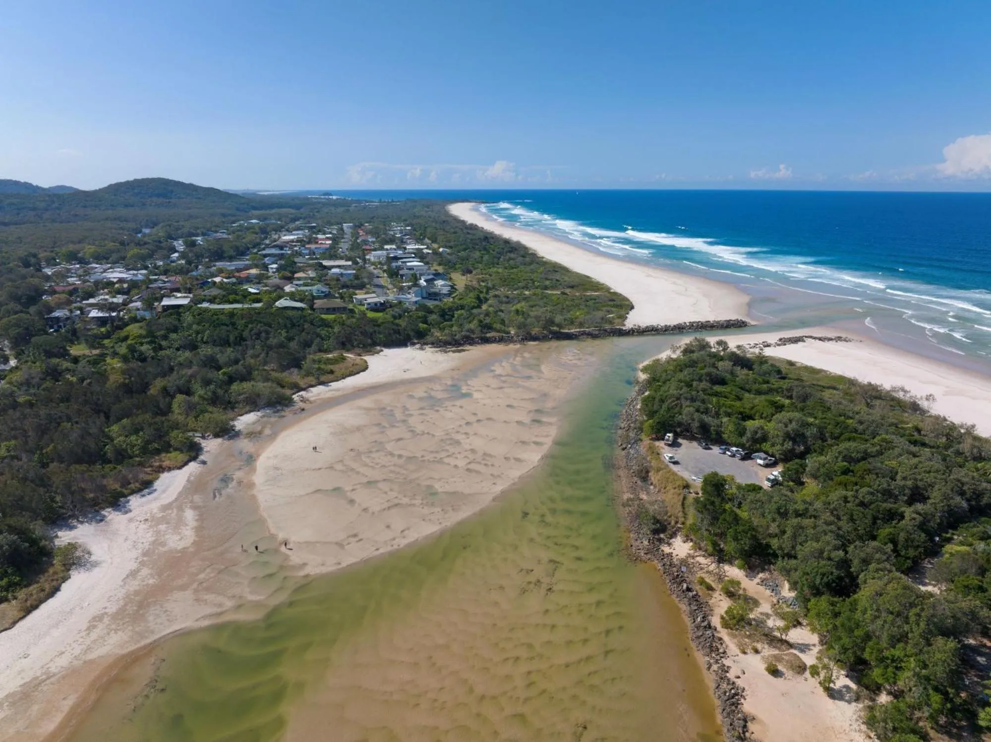 Location in Pottsville Beach Motel