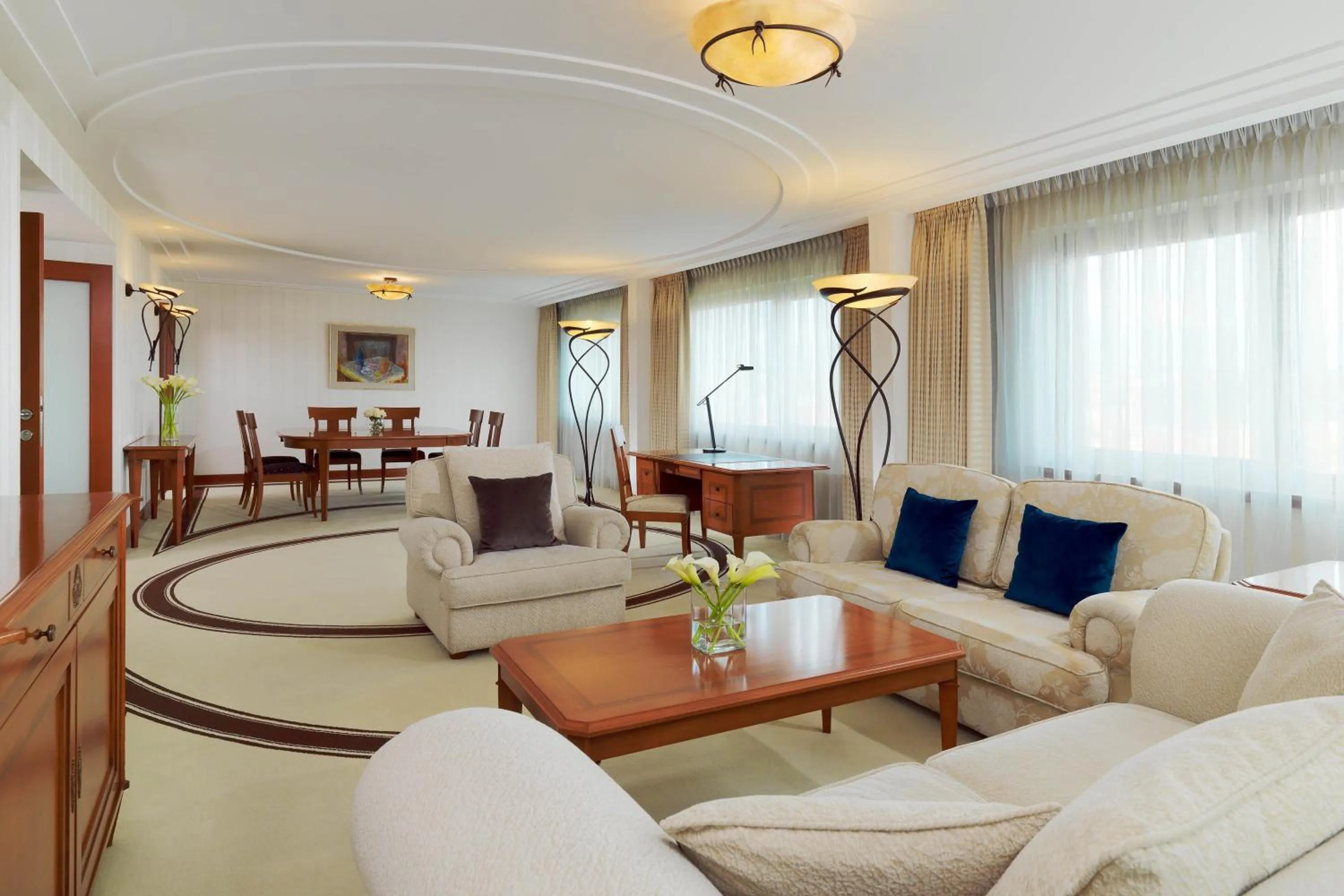 Living room in The Westin Zagreb
