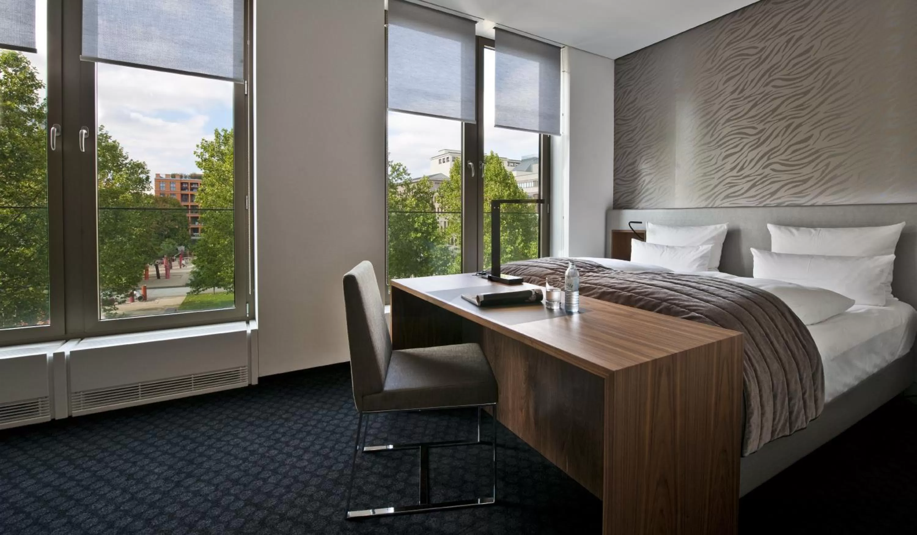 View (from property/room), Bed in COSMO Hotel Berlin Mitte