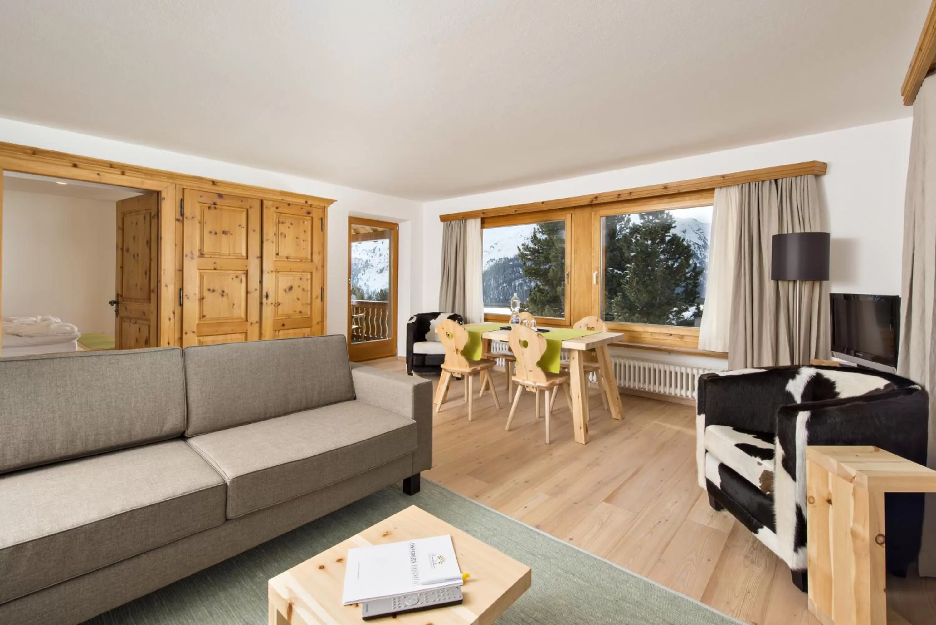 Living room in Berghotel Randolins
