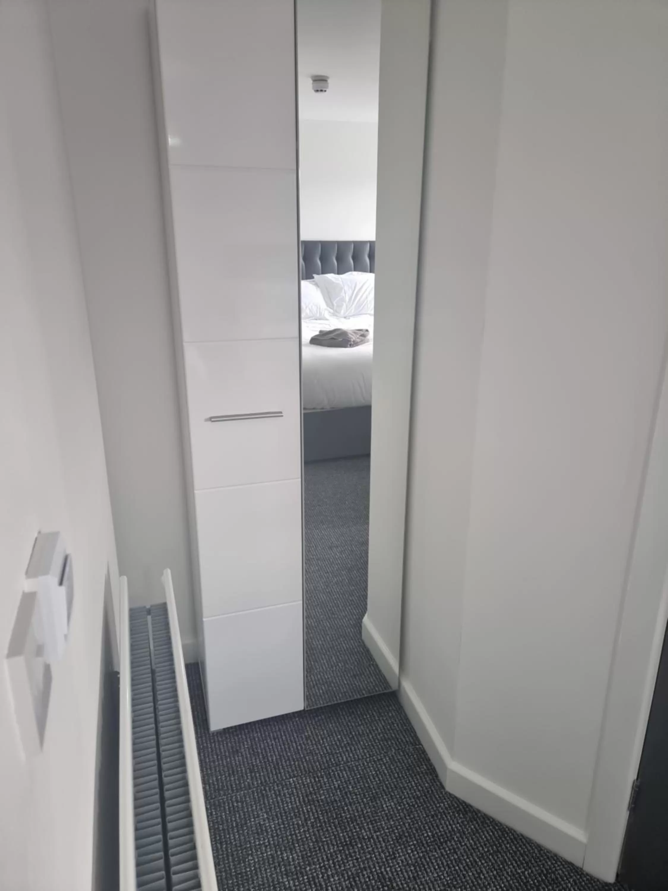 wardrobe, Bathroom in Langley House Hotel