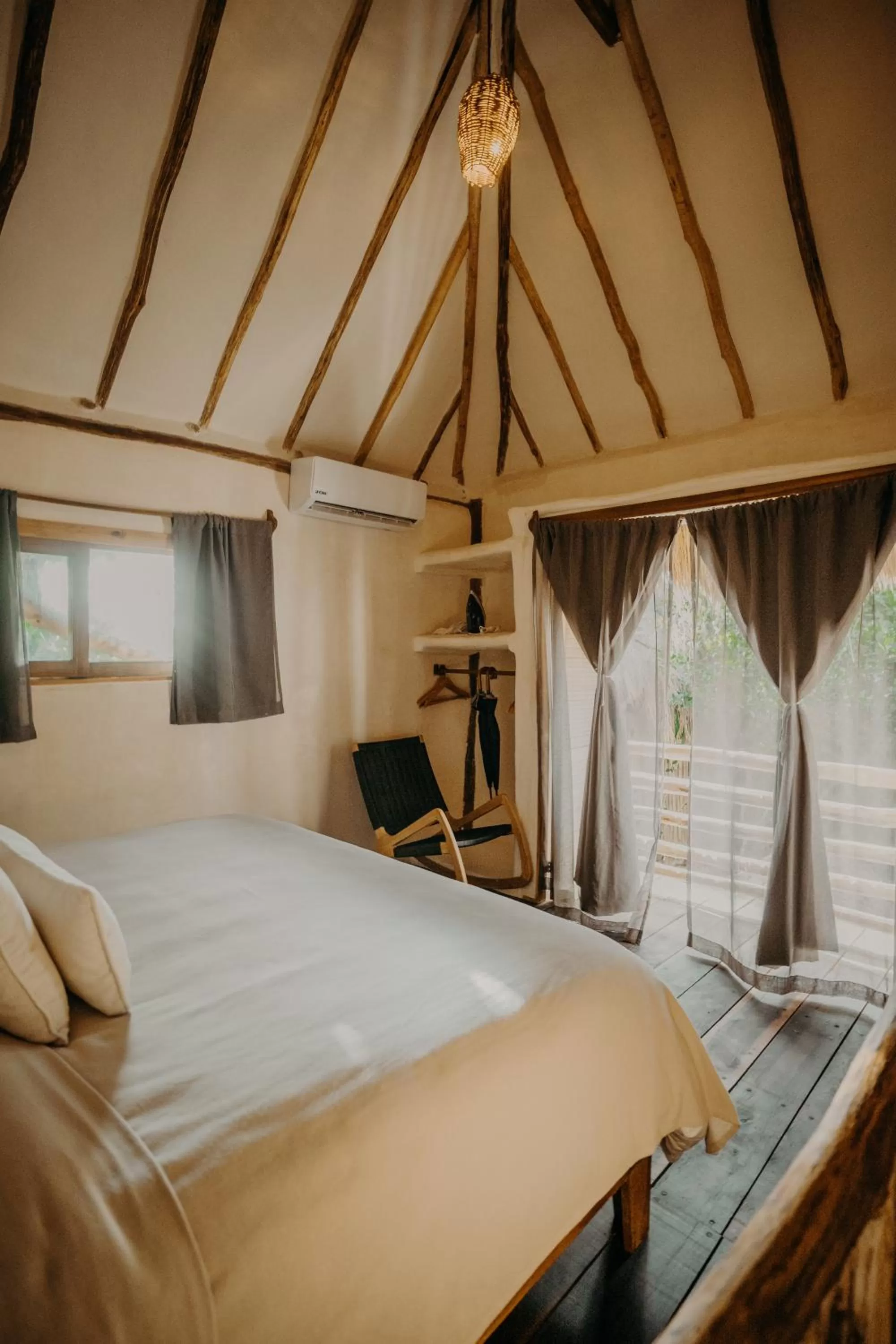 Bed in Papaya Playa Project, Tulum, a Member of Design Hotels