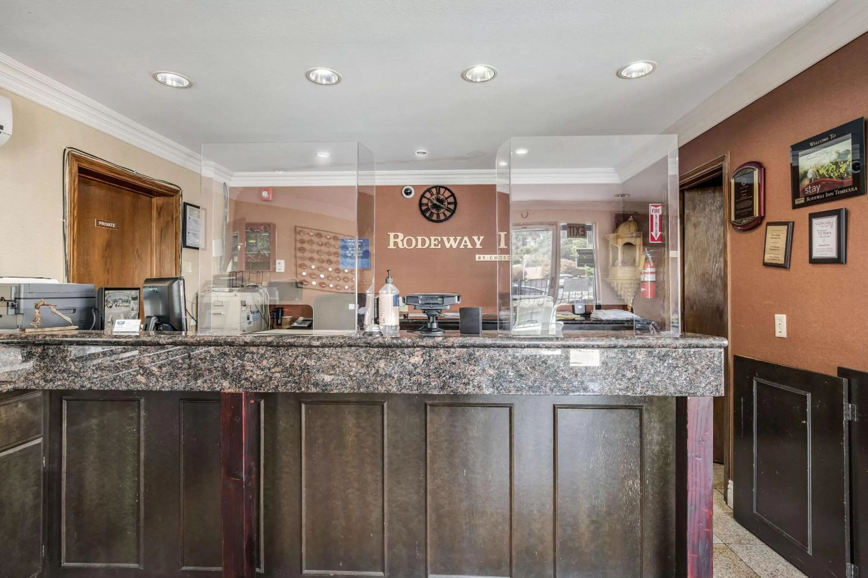 Lobby or reception in Rodeway Inn Old Town Temecula