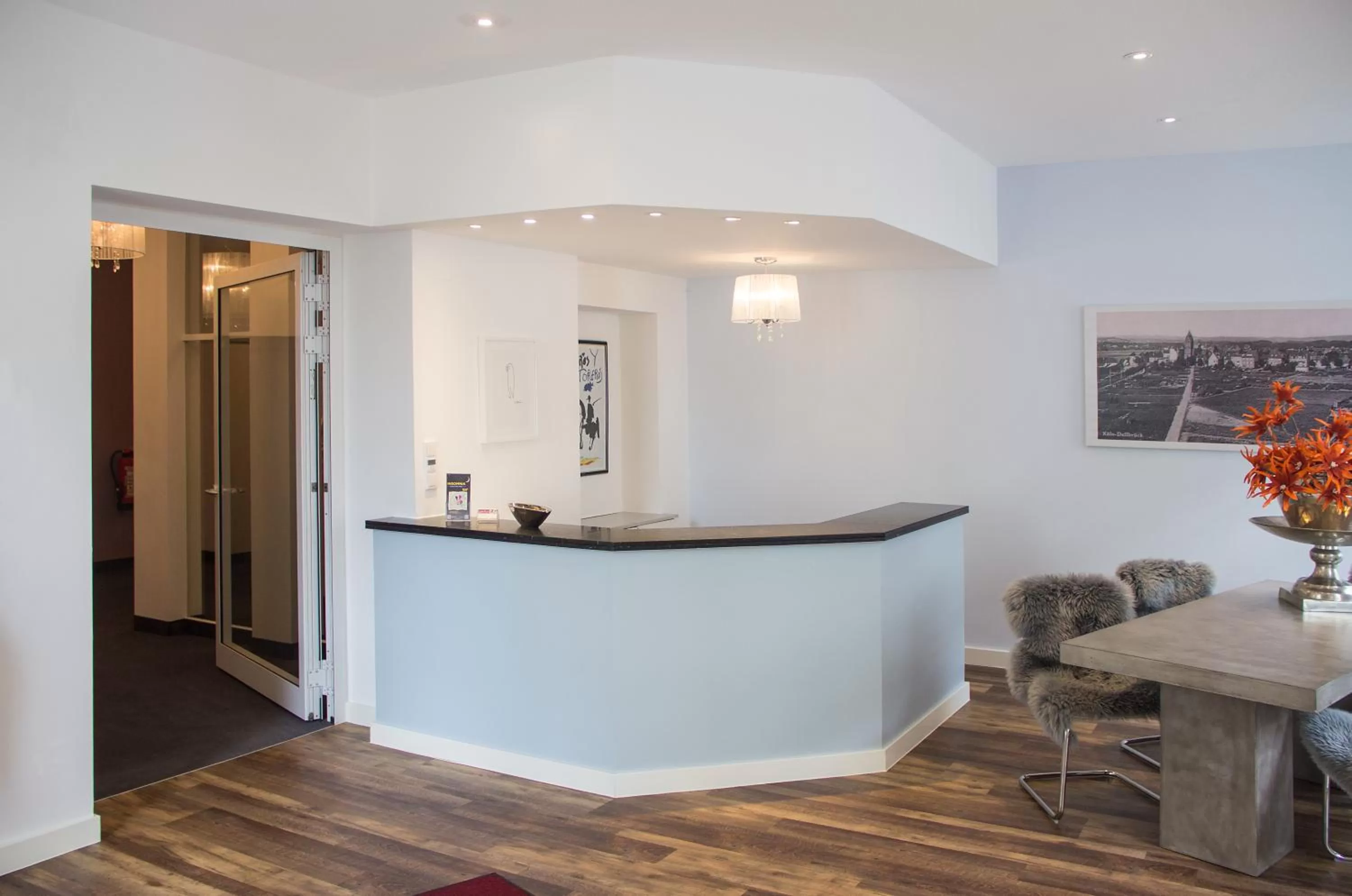 Lobby or reception in UHU Gästehaus Superior