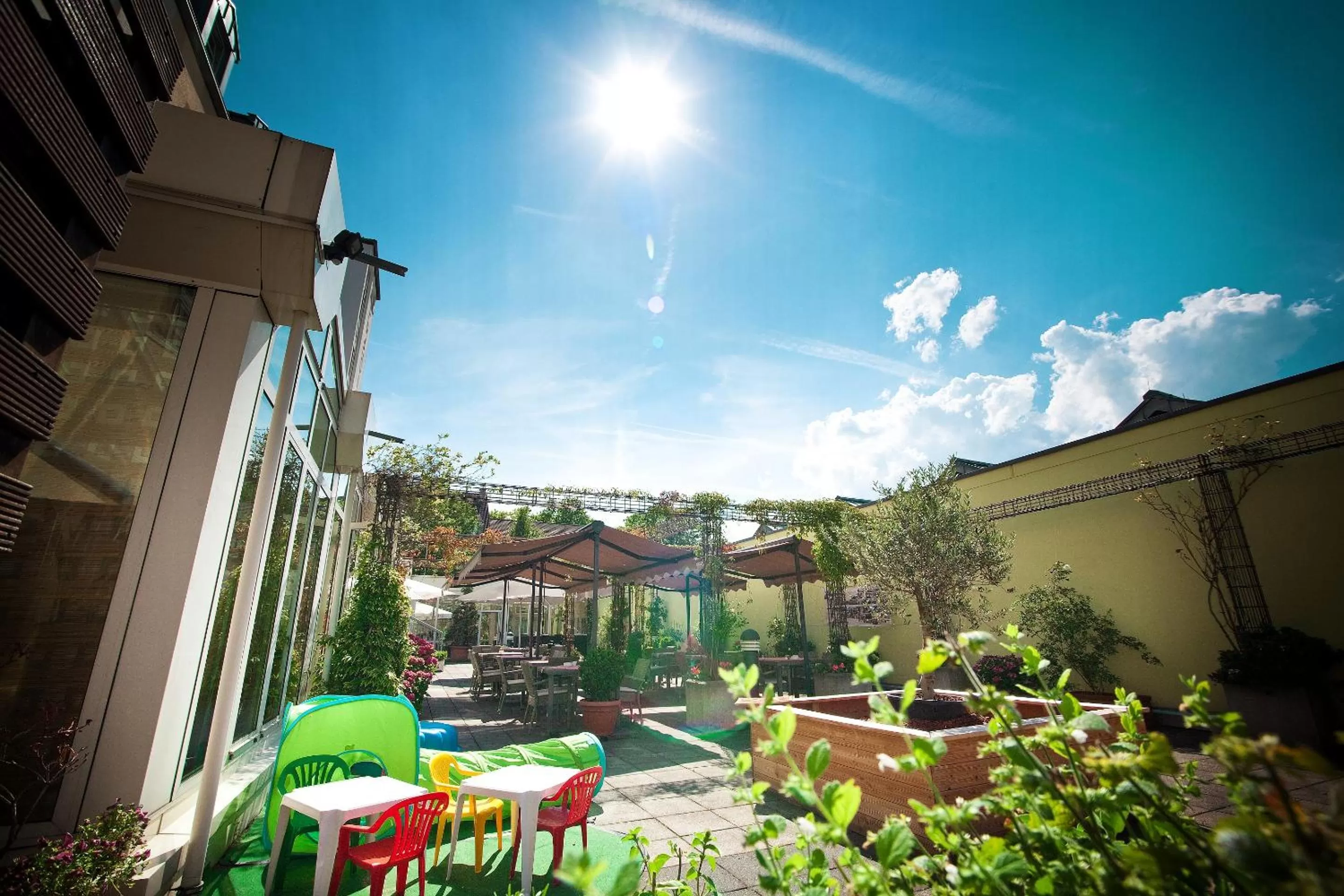 Balcony/Terrace in Best Western Hotel President