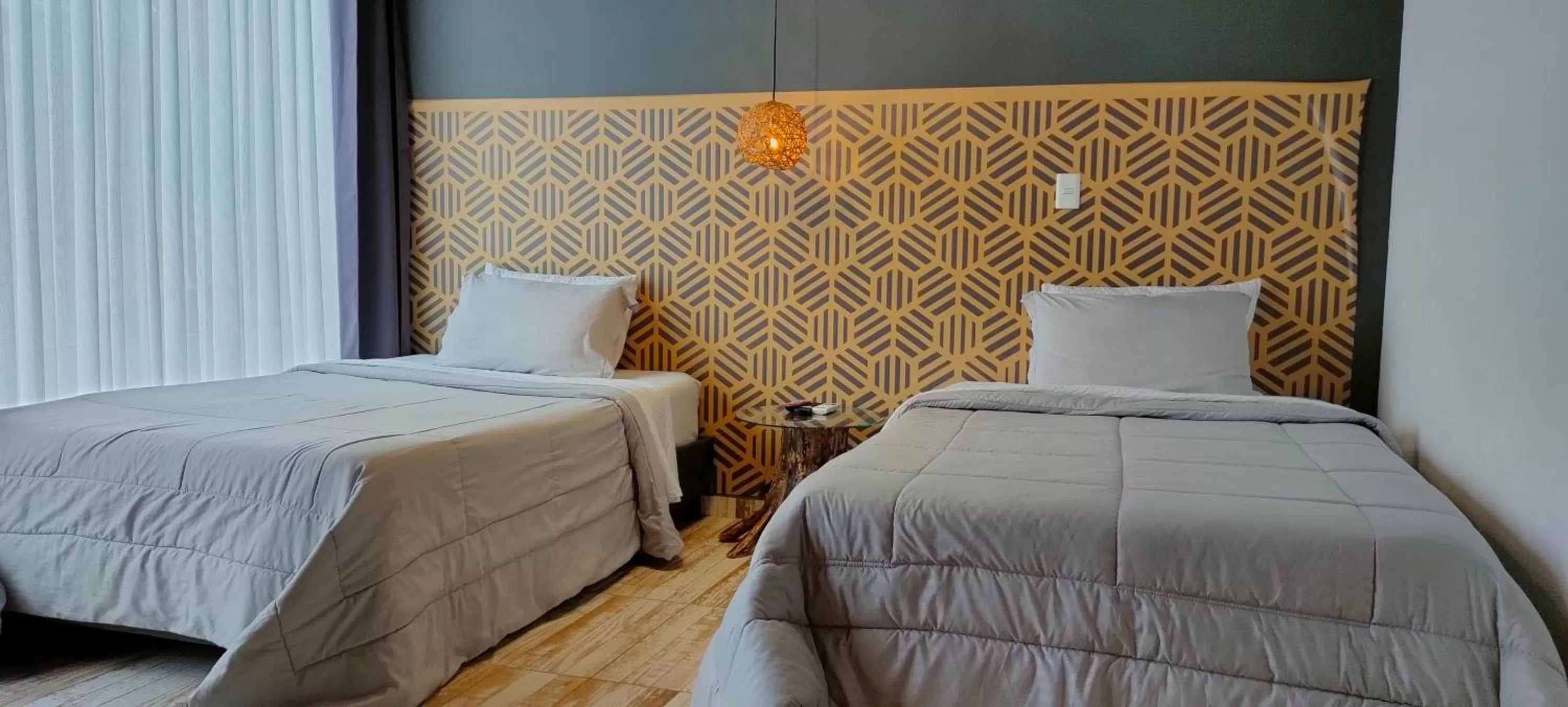 Bed in Hotel Lexum Estadio