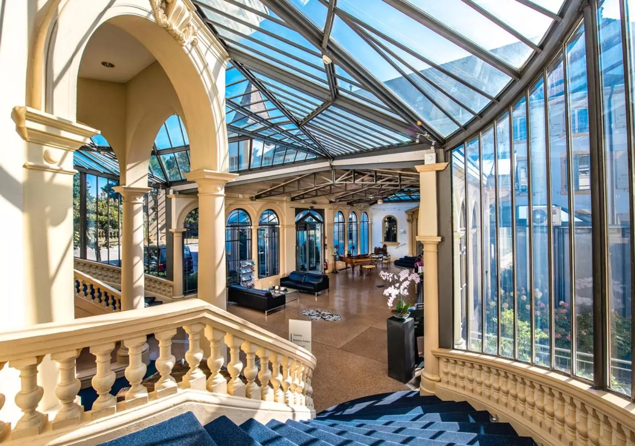 Lobby or reception in Grand Hotel et Centre Thermal d'Yverdon-les-Bains