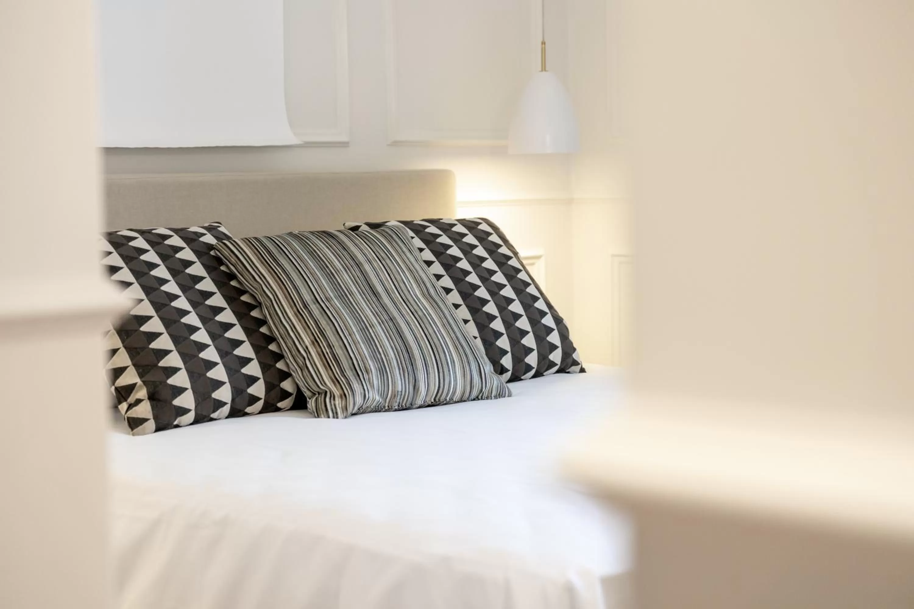 Bed in Parisii Luxury Relais Rome