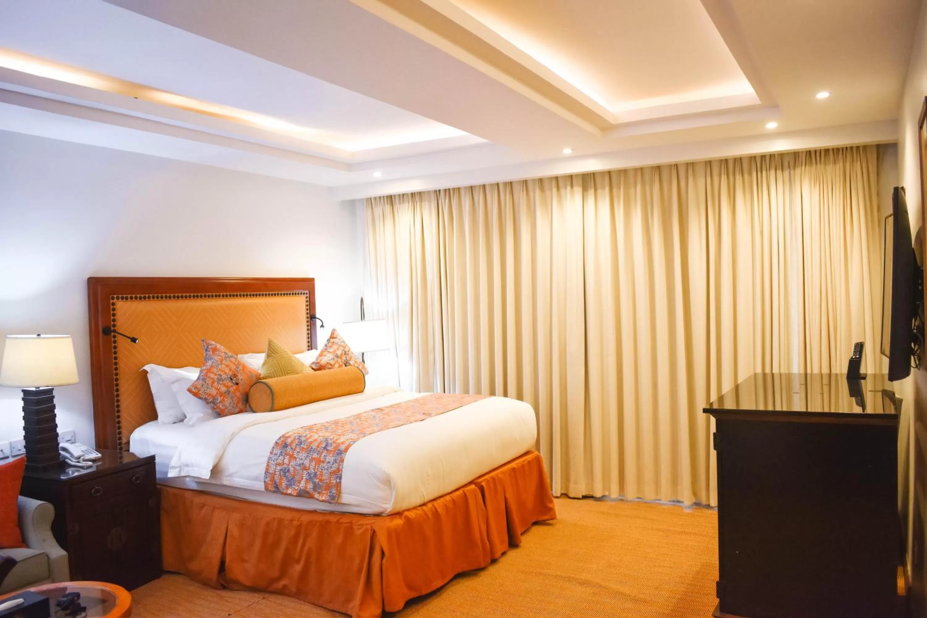 Bed in Cap Kivu Hôtel