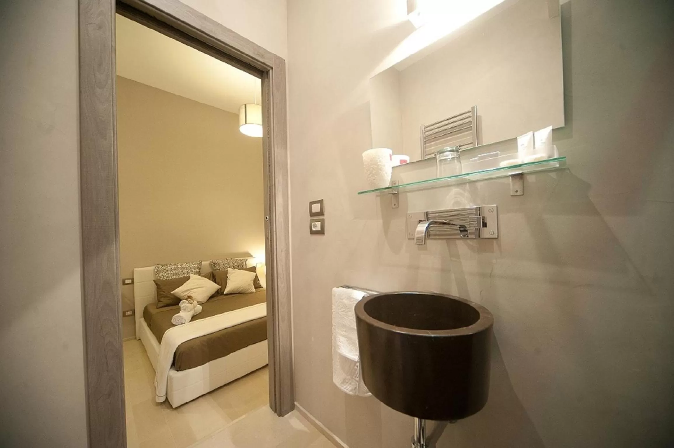 Bathroom, Bed in Tabula Maris B&B