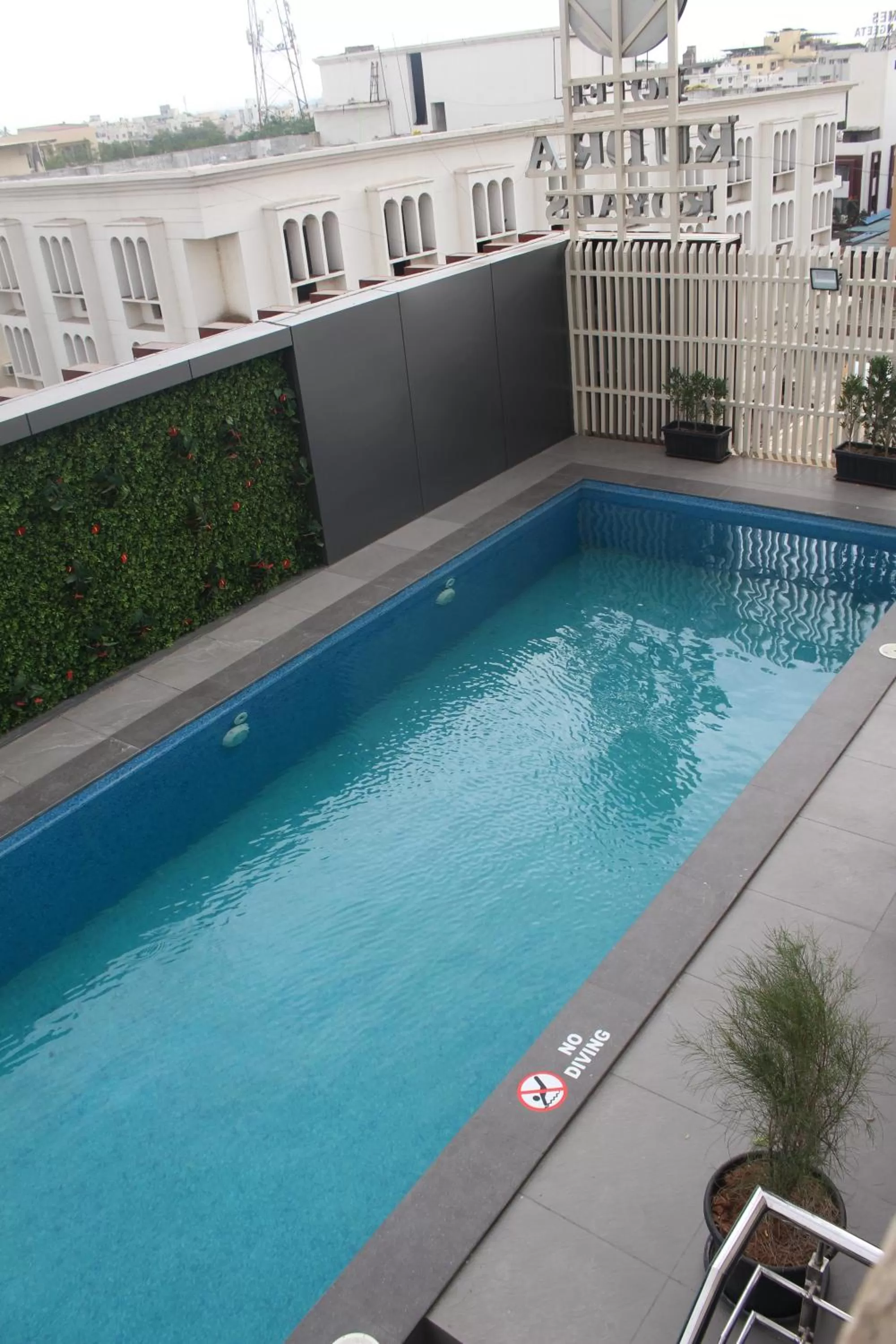 Swimming pool in Hotel Rudra Royals