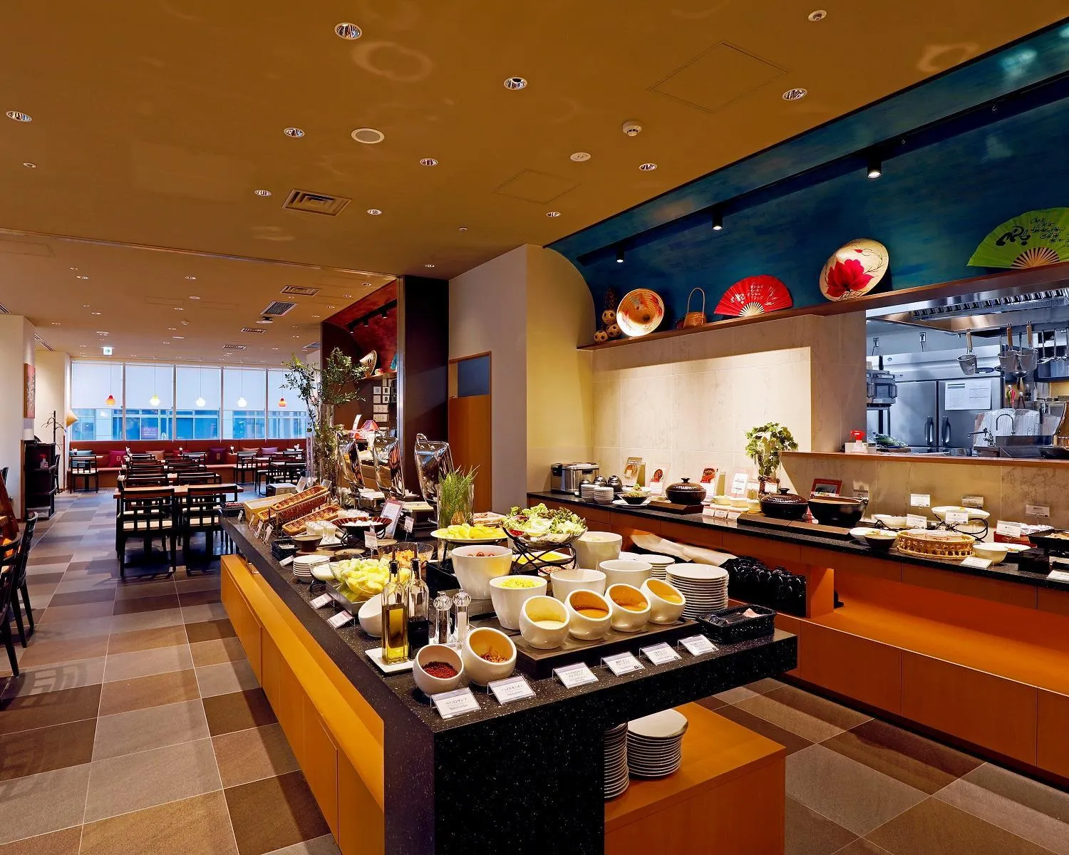Buffet breakfast in remm plus Ginza