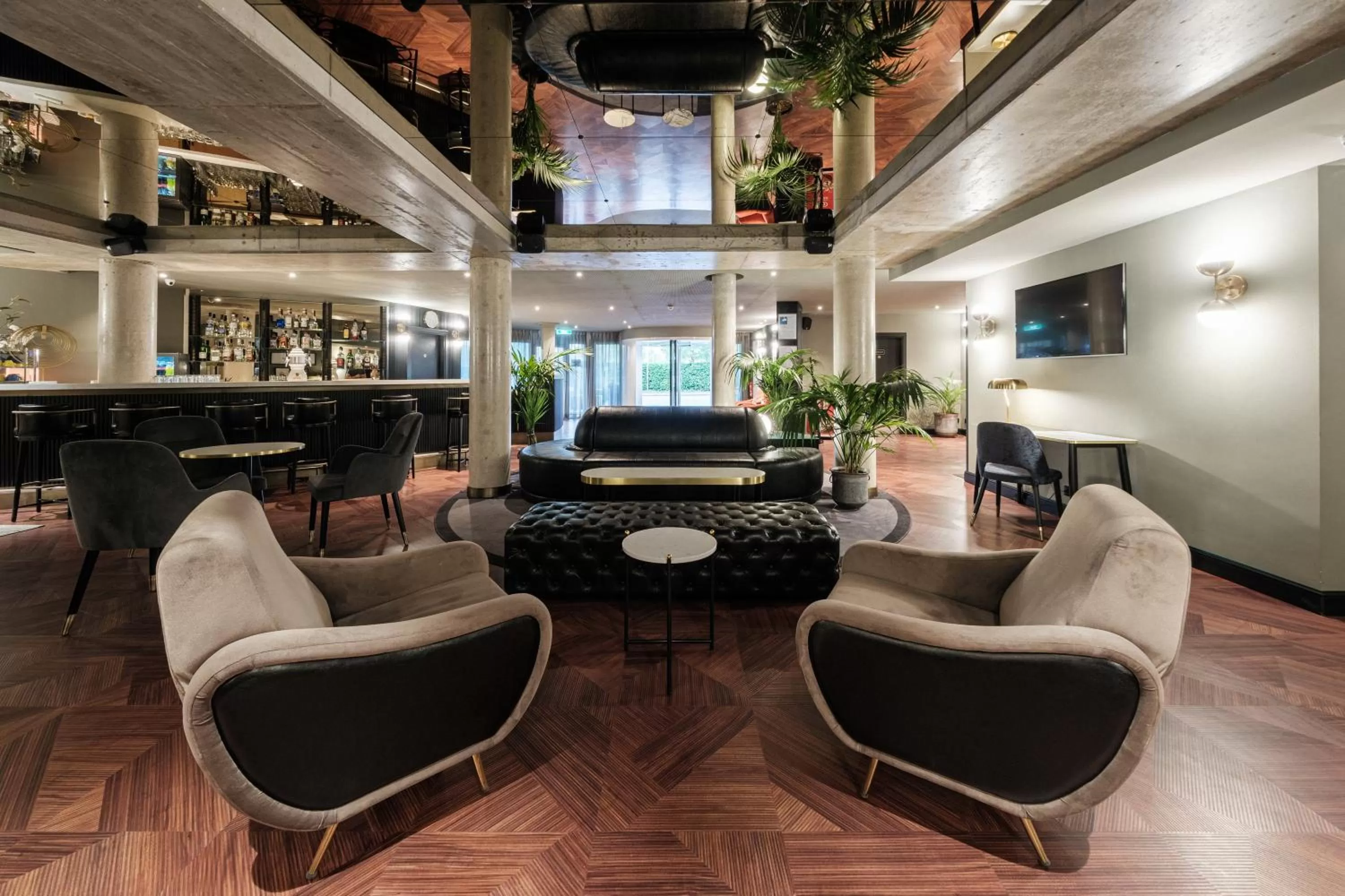 Lobby or reception, Lounge/Bar in Hotel Residenz Pforzheim