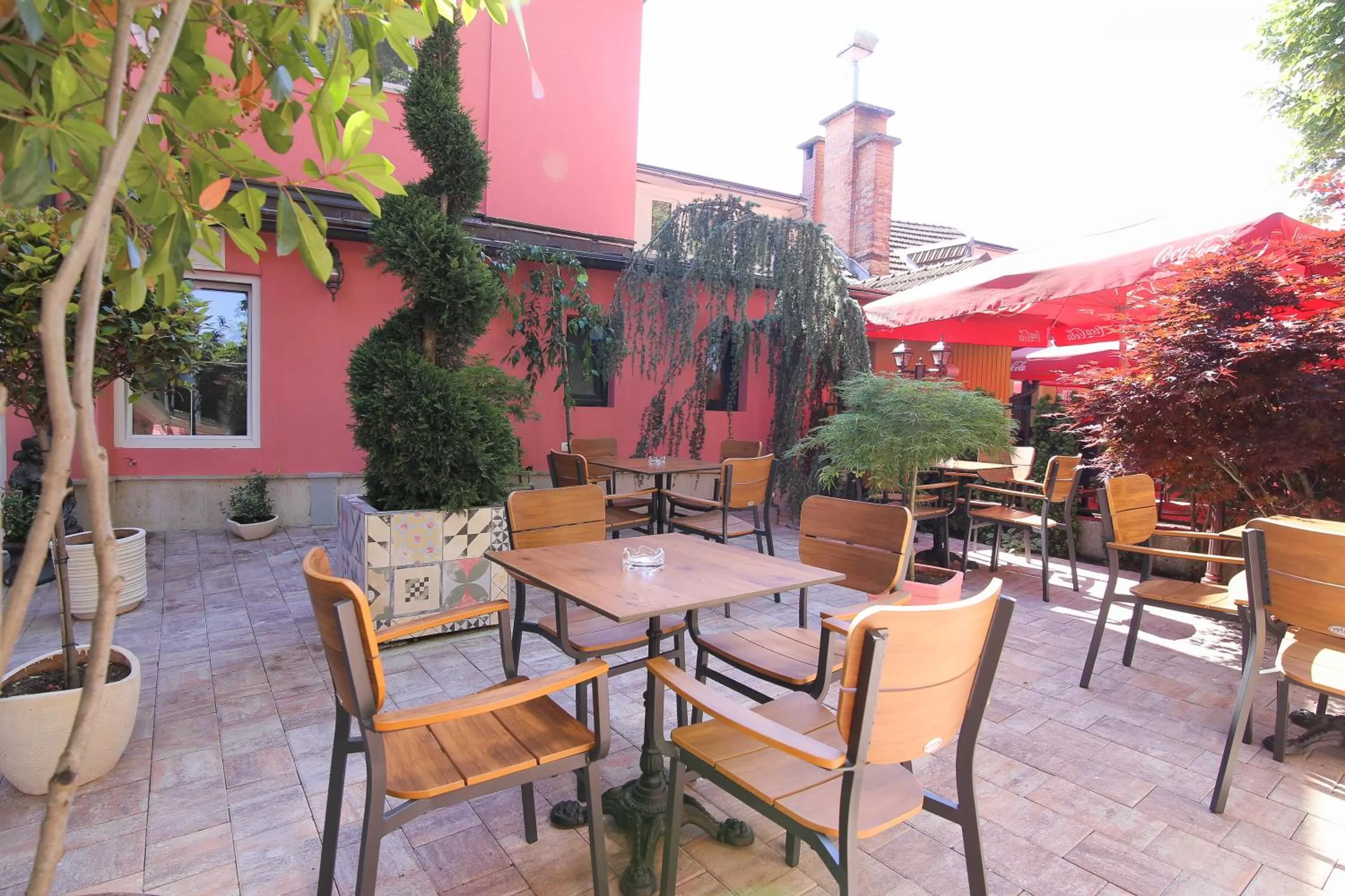 Patio in Boutique Hotel Asteria