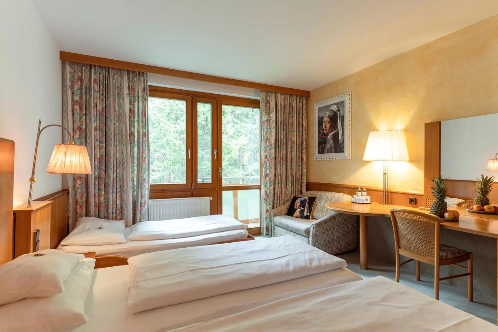 Bed in Hotel Restaurant Südrast Dreiländereck