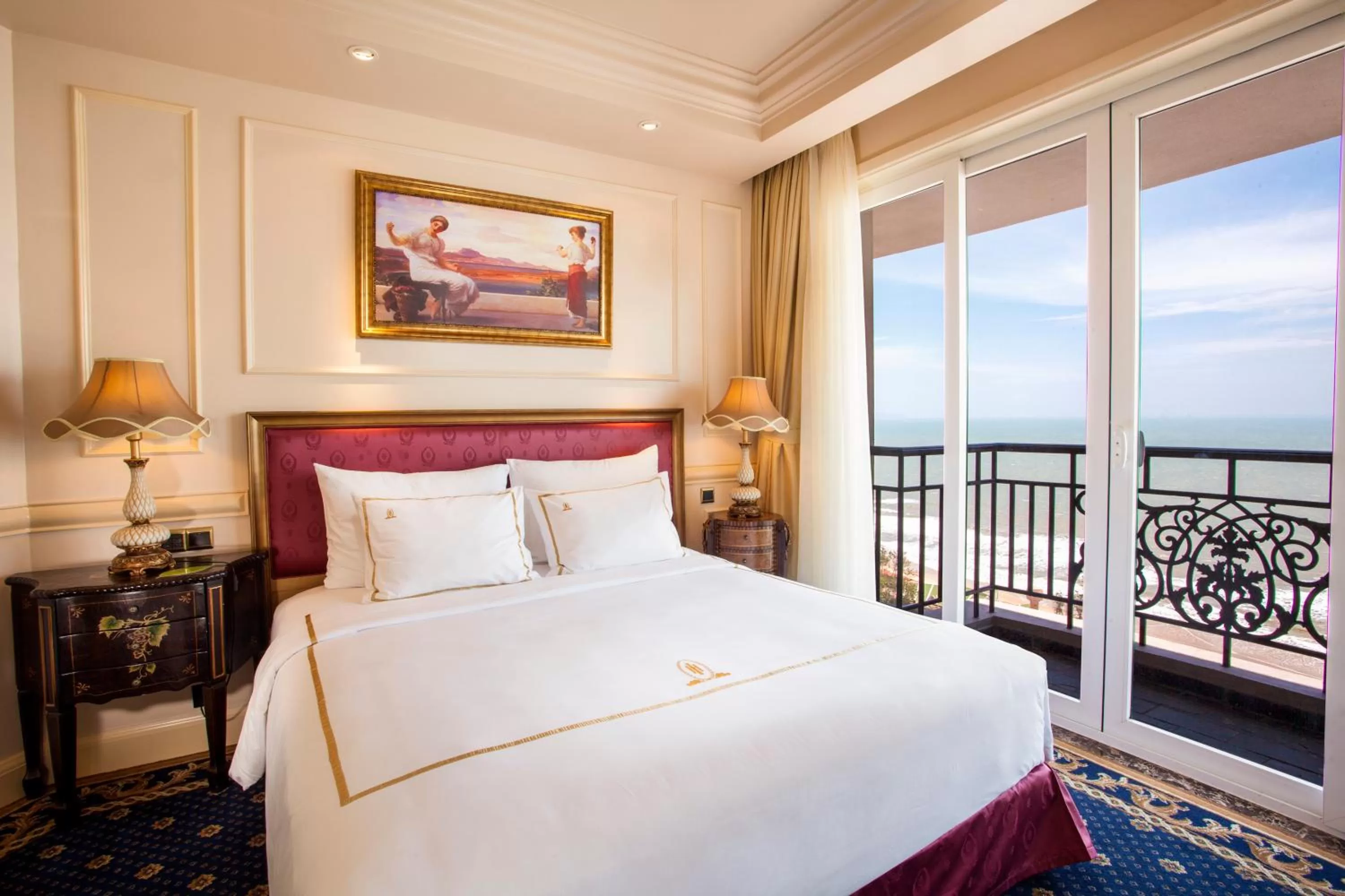 Two-Bedroom Apartment with Balcony and Sea View in The IMPERIAL Vung Tau Hotel