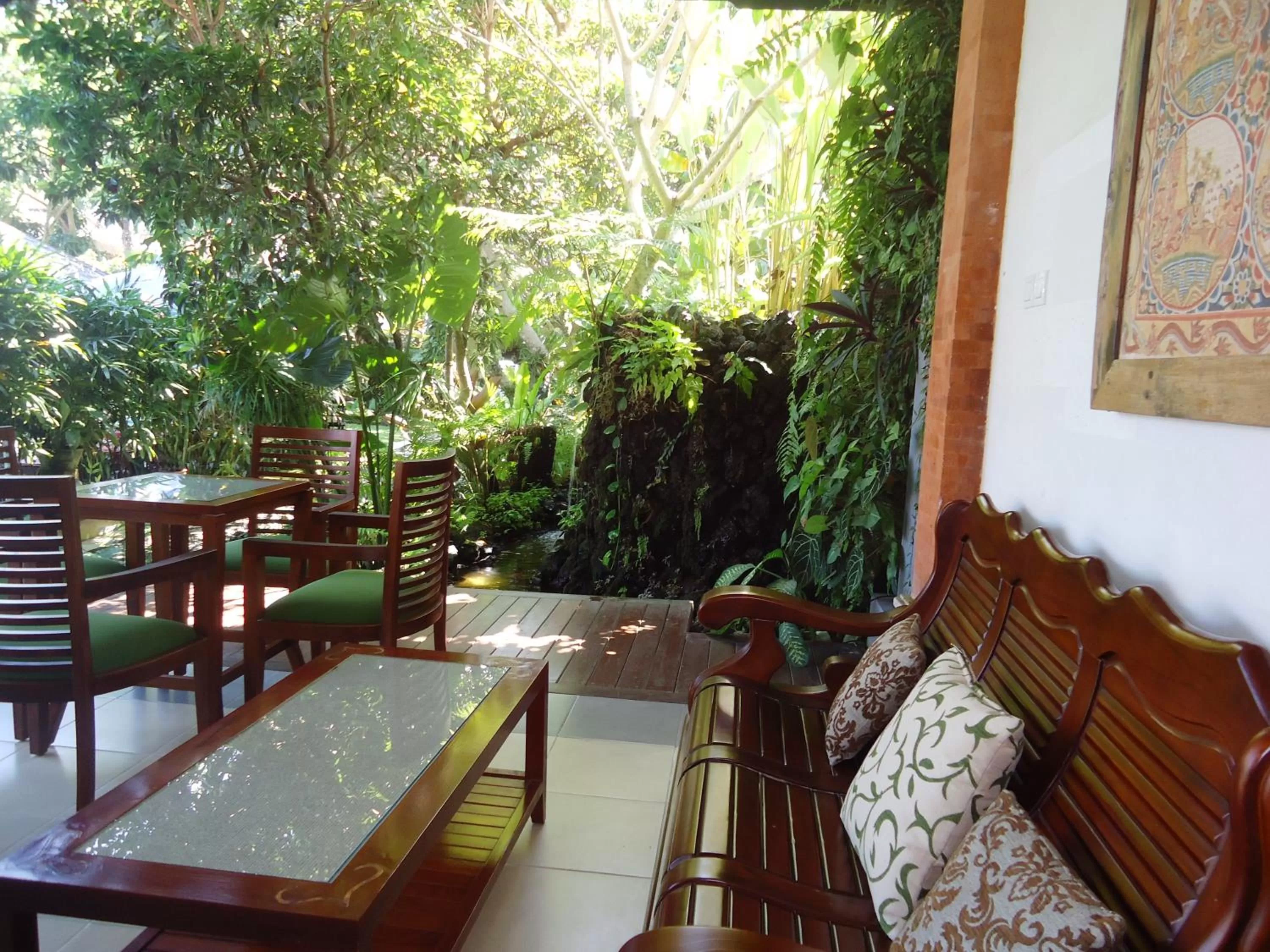 Patio in Yulia Village Inn Ubud