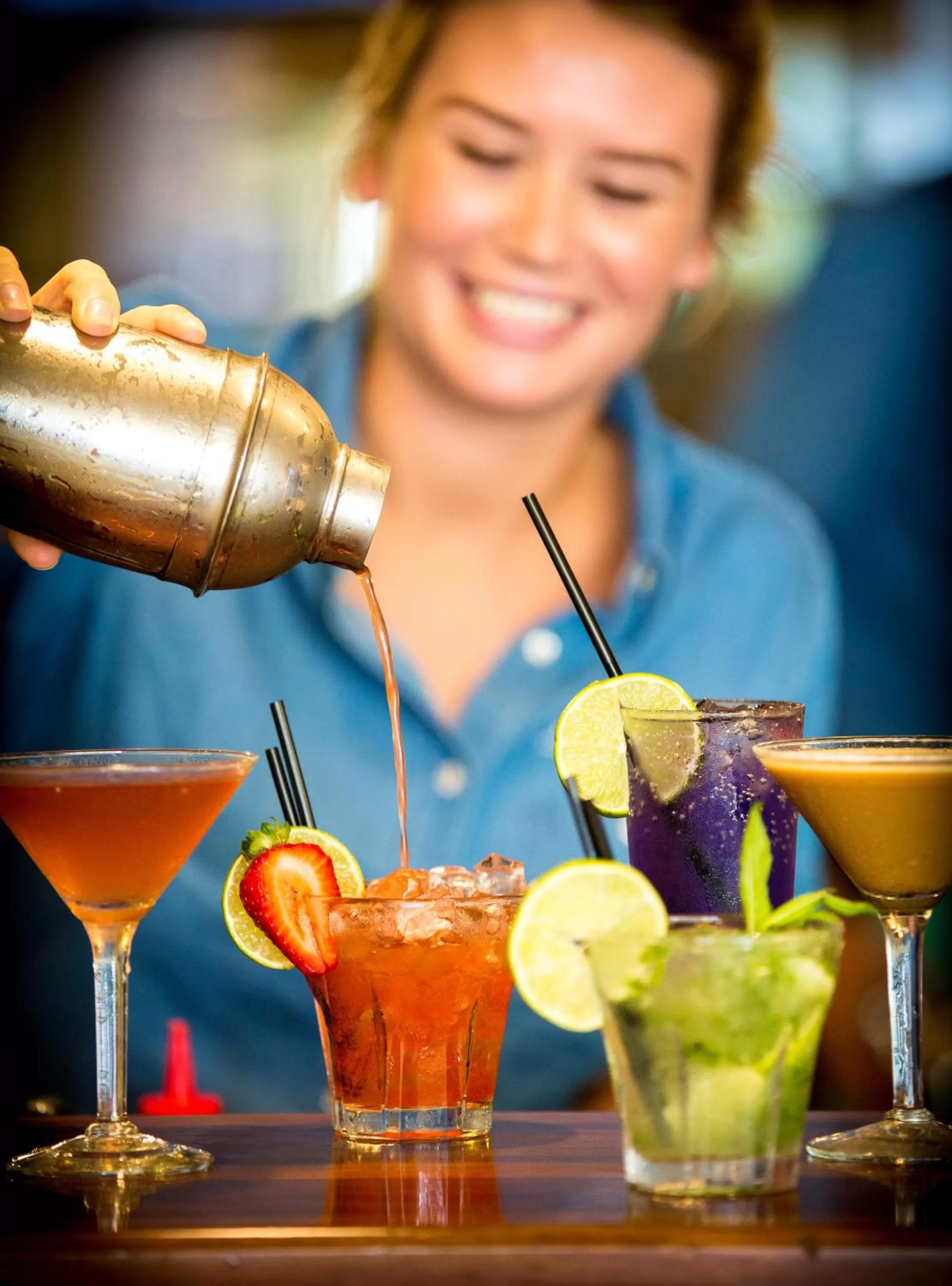 Alcoholic drinks in Seabreeze Beach Hotel