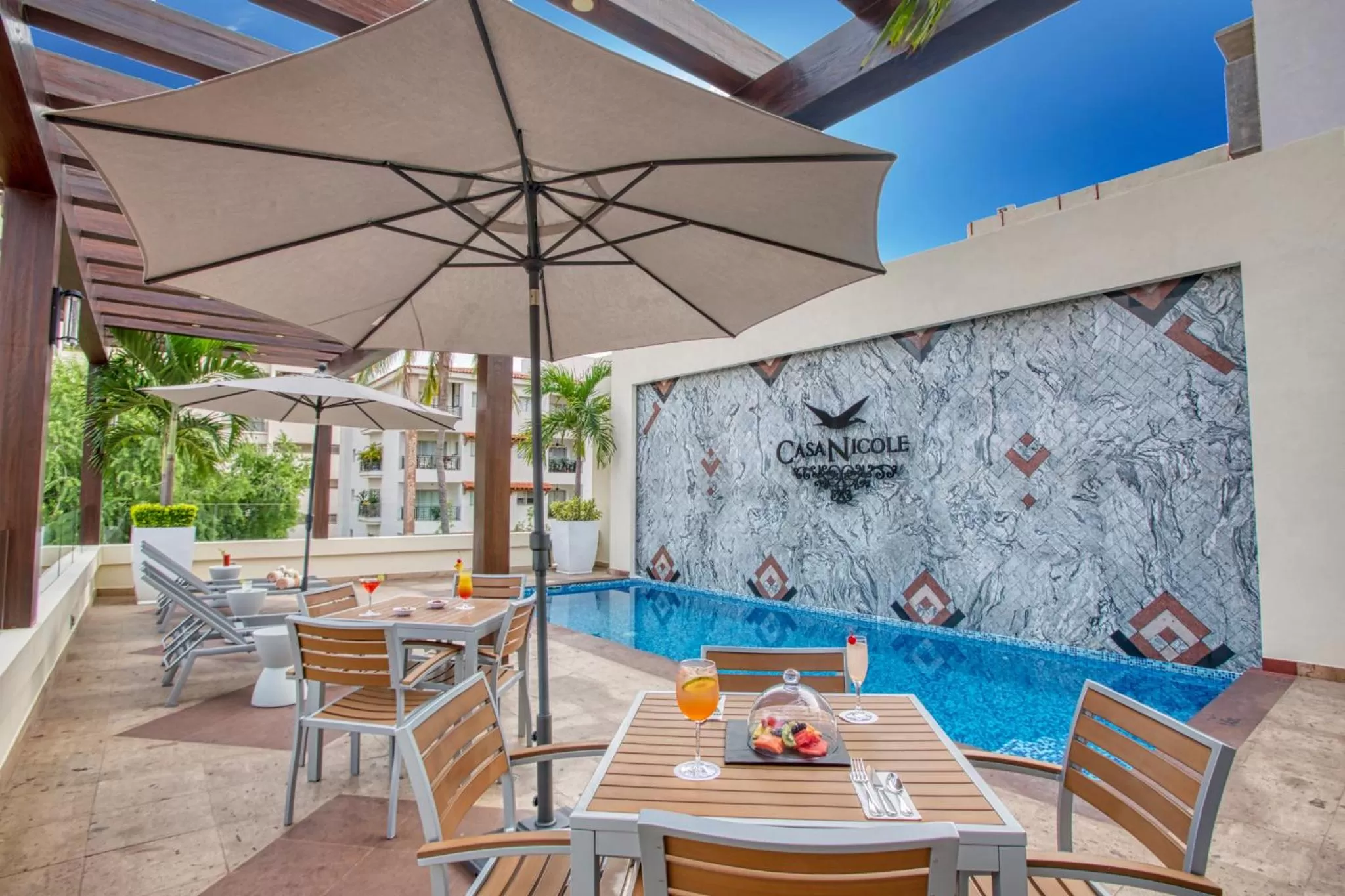 Pool view, Swimming Pool in Casa Nicole Boutique Hotel