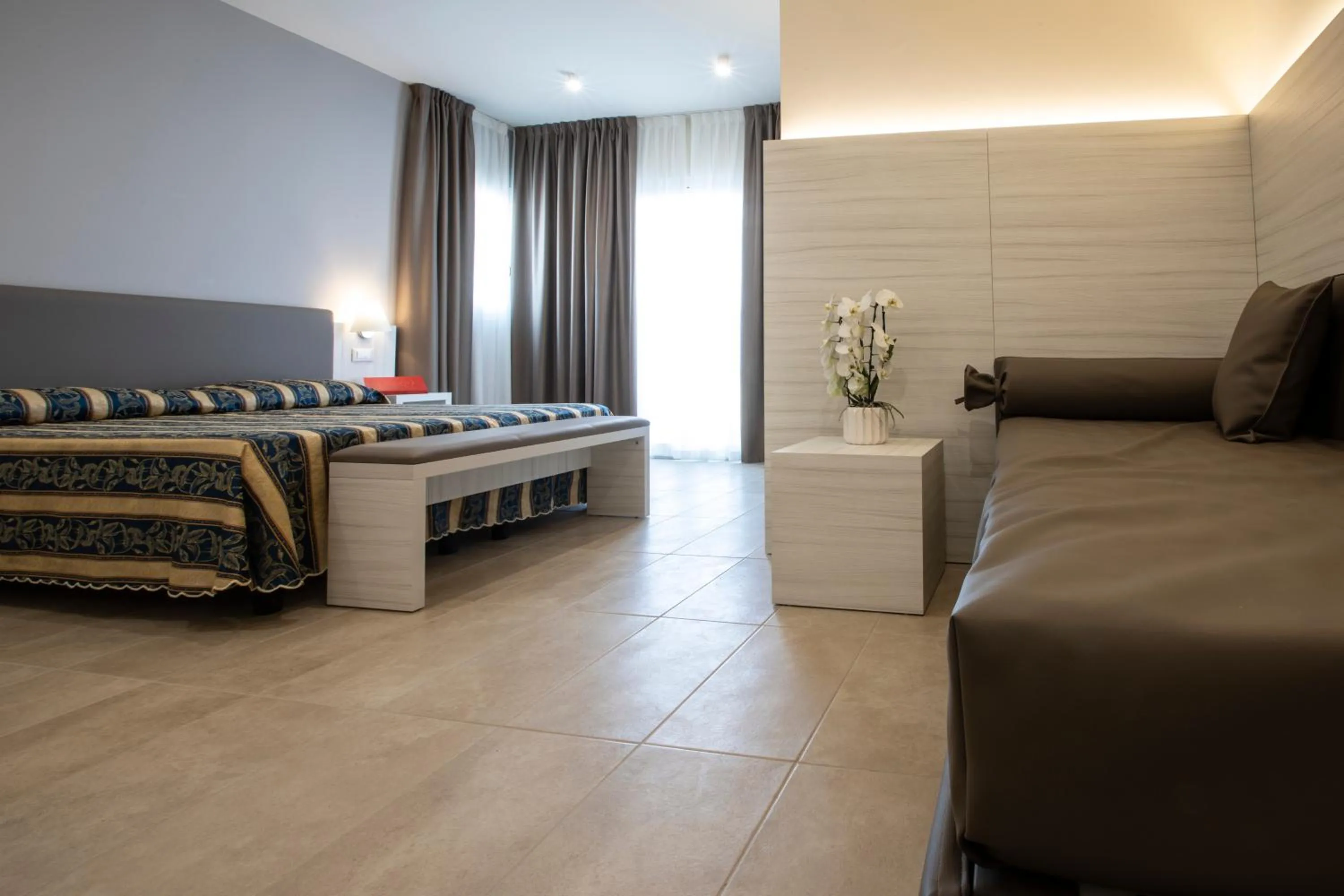 Bed in Hotel Marco Polo