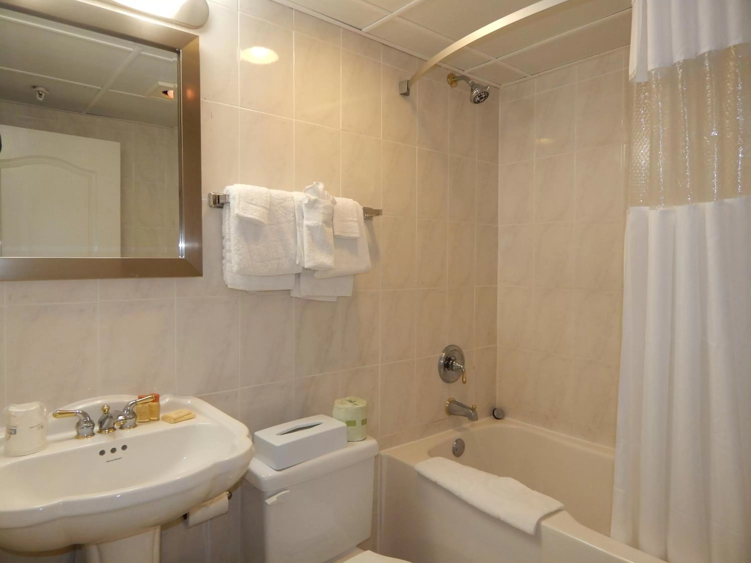 Bathroom in Days Inn by Wyndham Ocean City Oceanfront