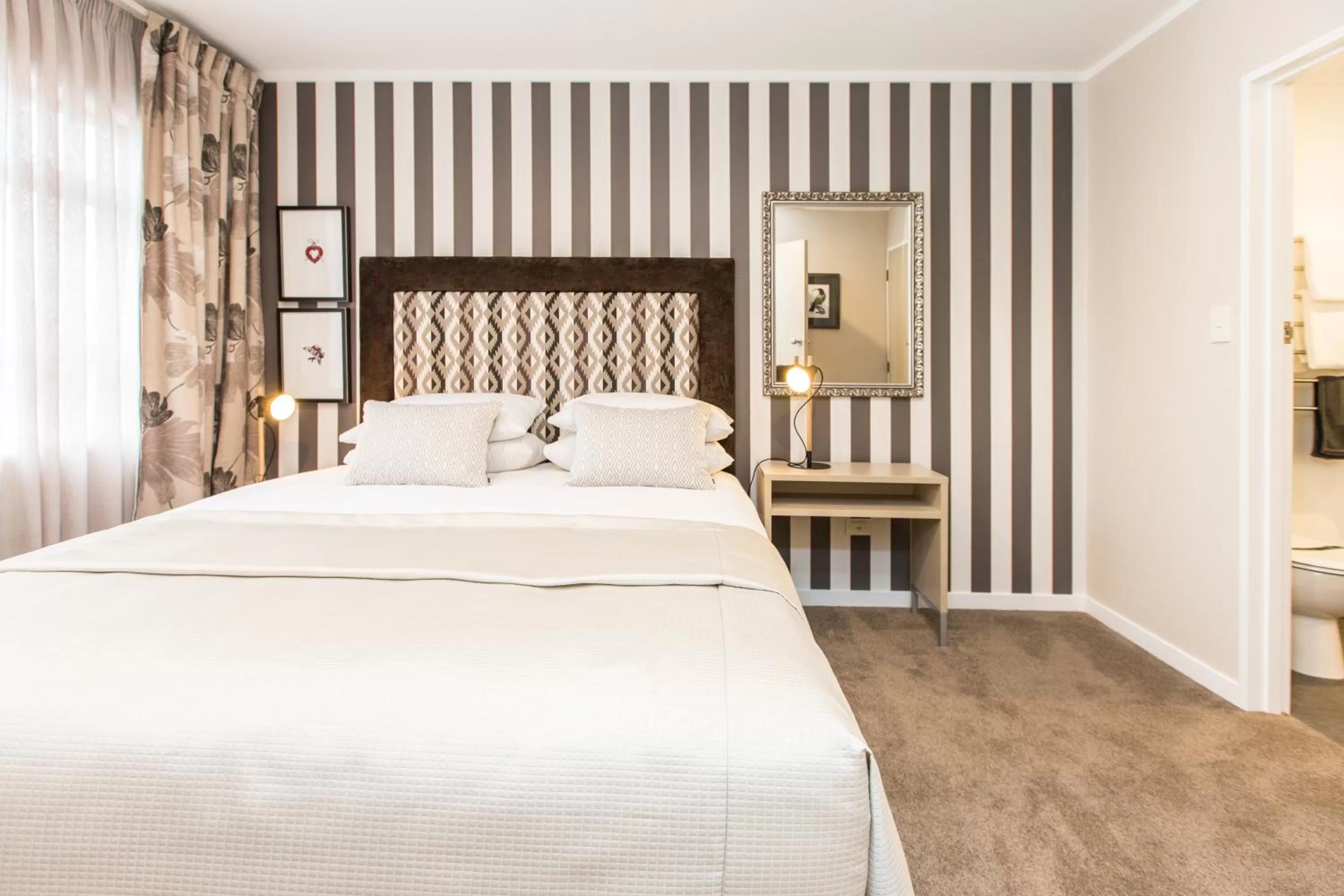 Bed in ASURE Destiny on Fitzherbert Motel