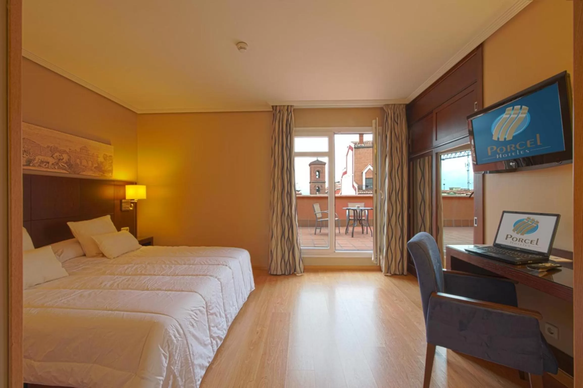 Double or Twin Room with Terrace in Porcel Ganivet