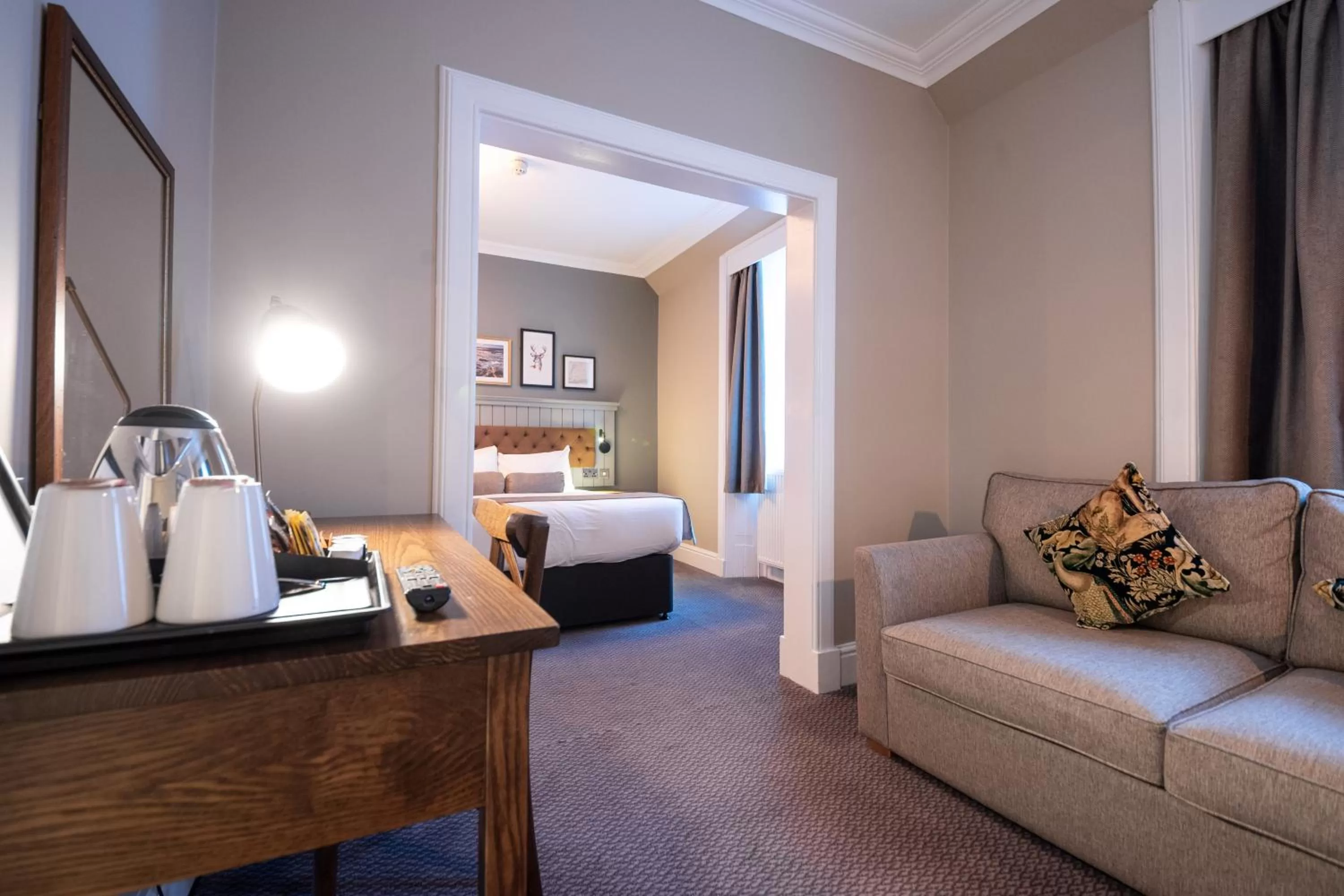 Bed, Seating Area in The Hawes Inn by Innkeeper's Collection