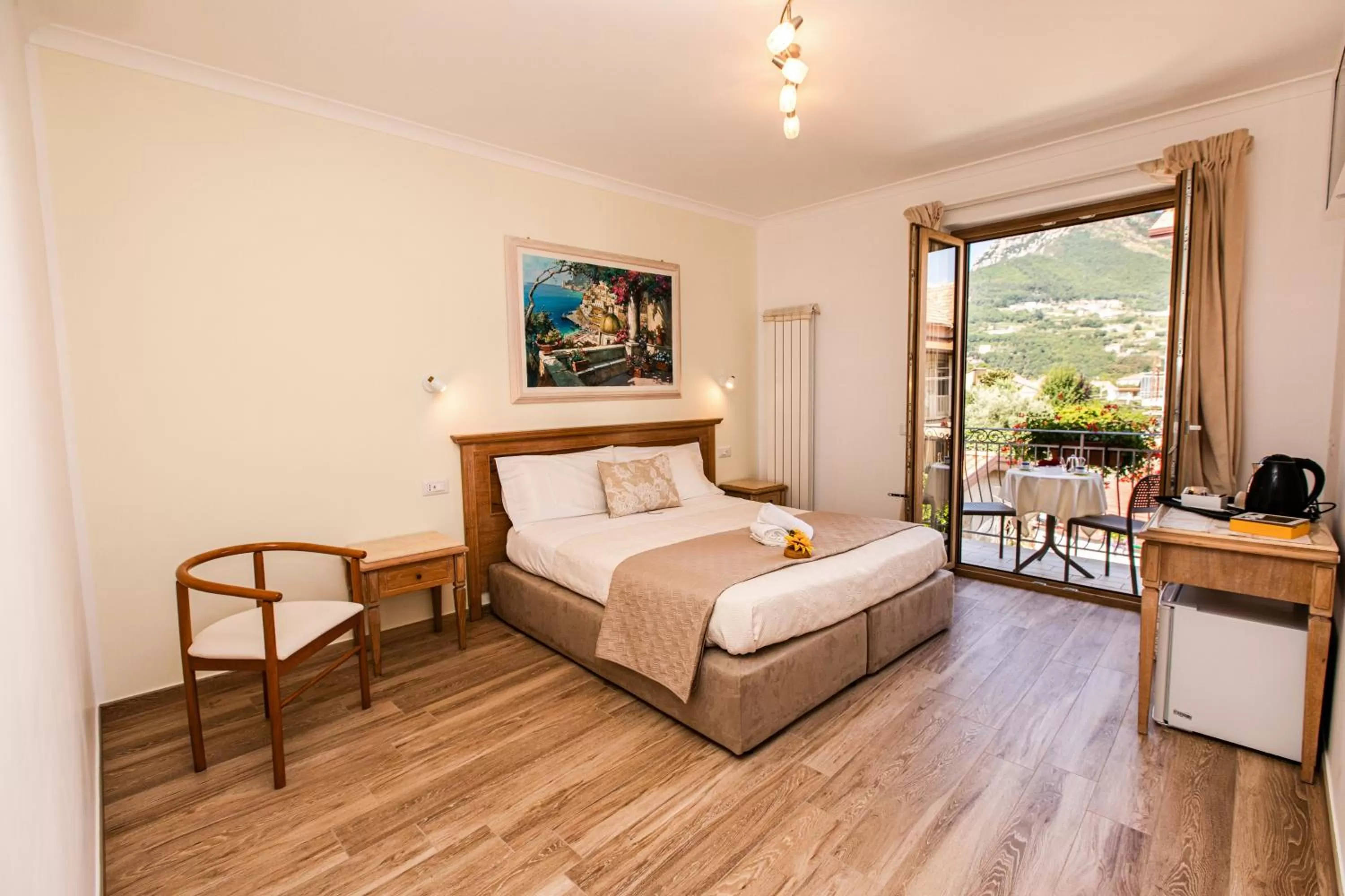 Balcony/Terrace, Bed in Al Chiaro di Luna