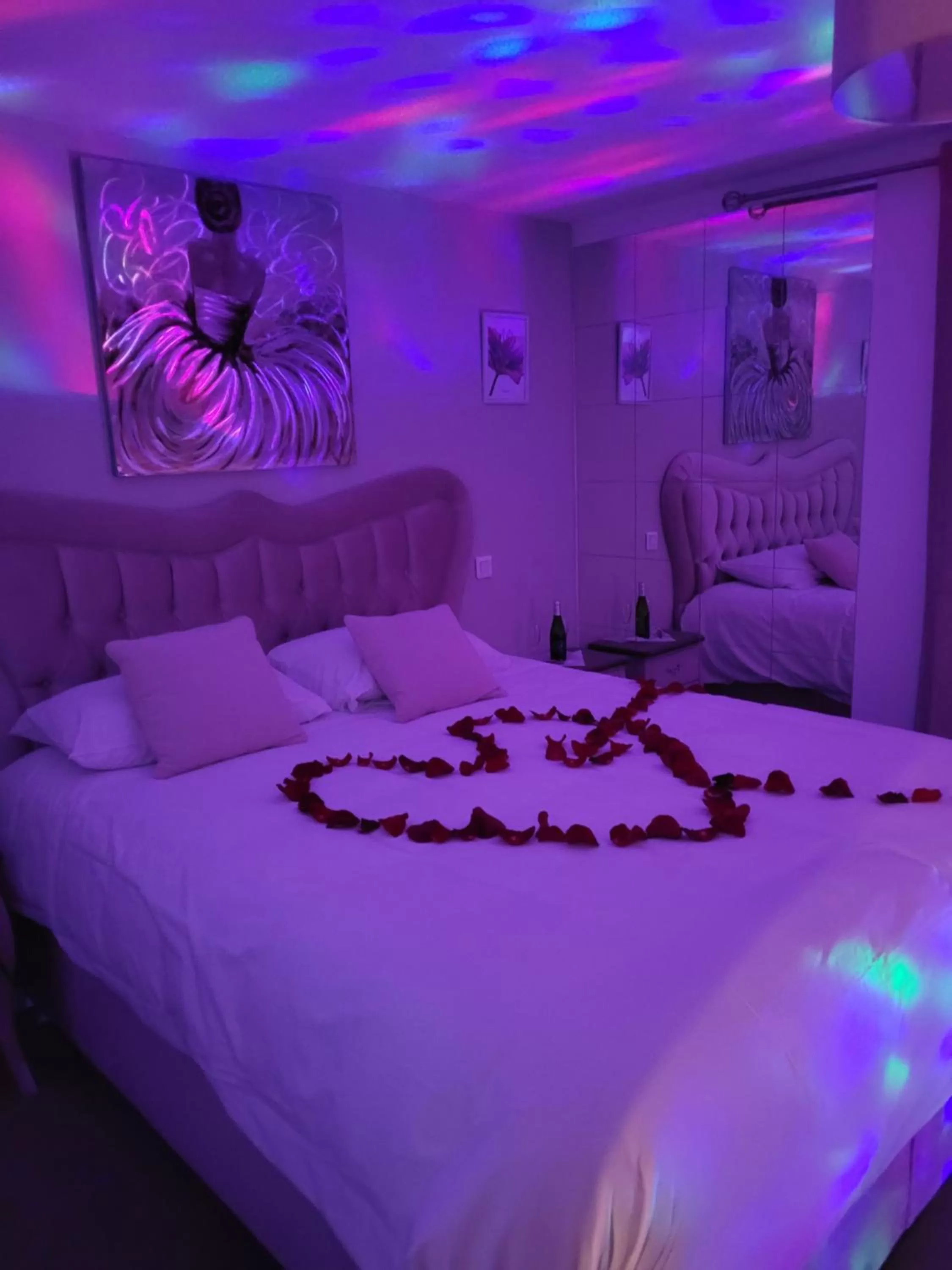 Bed in Astrotel Romorantin-Lanthenay Soirée étape