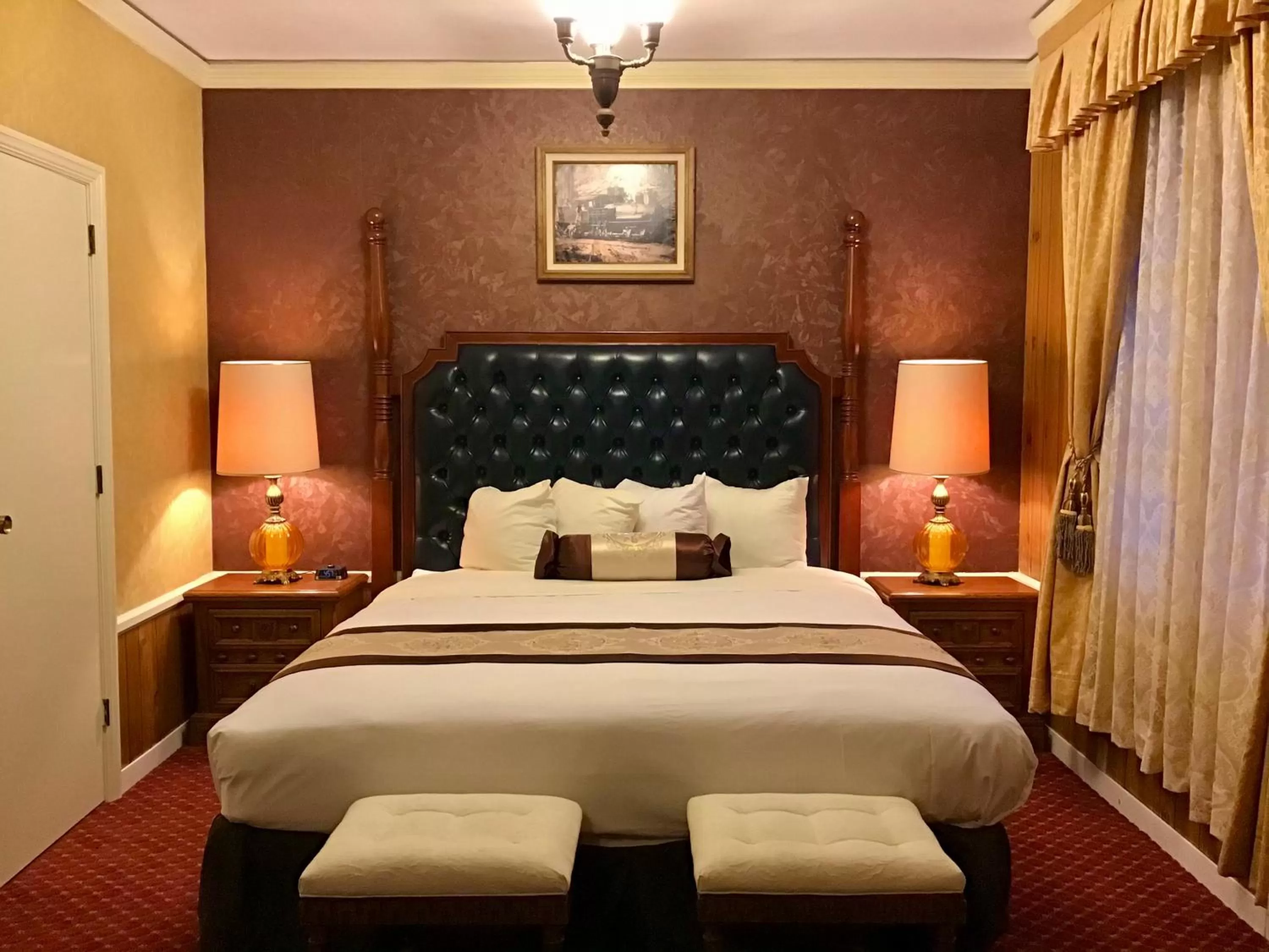 Bed in Eureka Inn, Trademark Collection by Wyndham