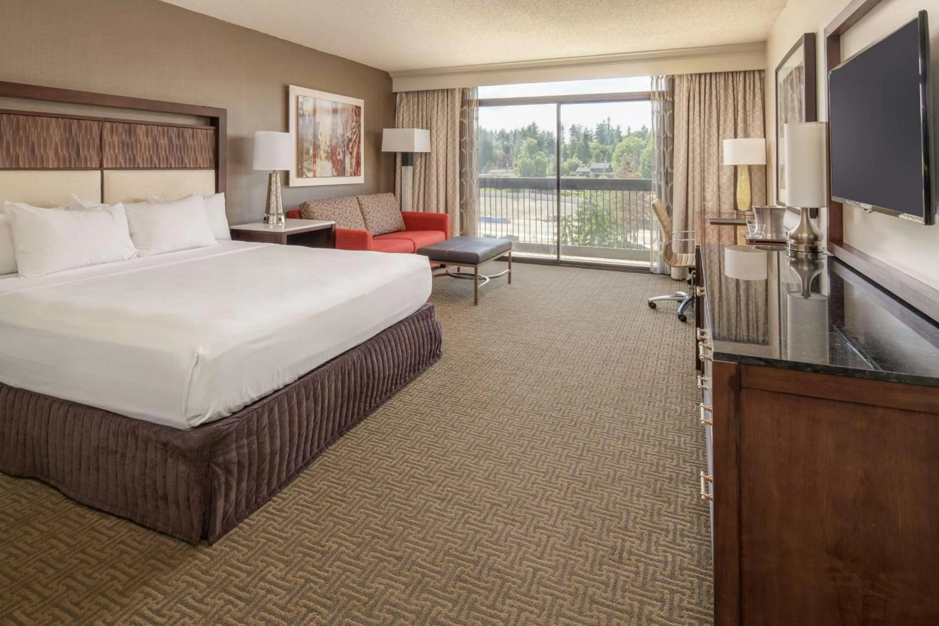 Living room, Bed in Hilton Bellevue
