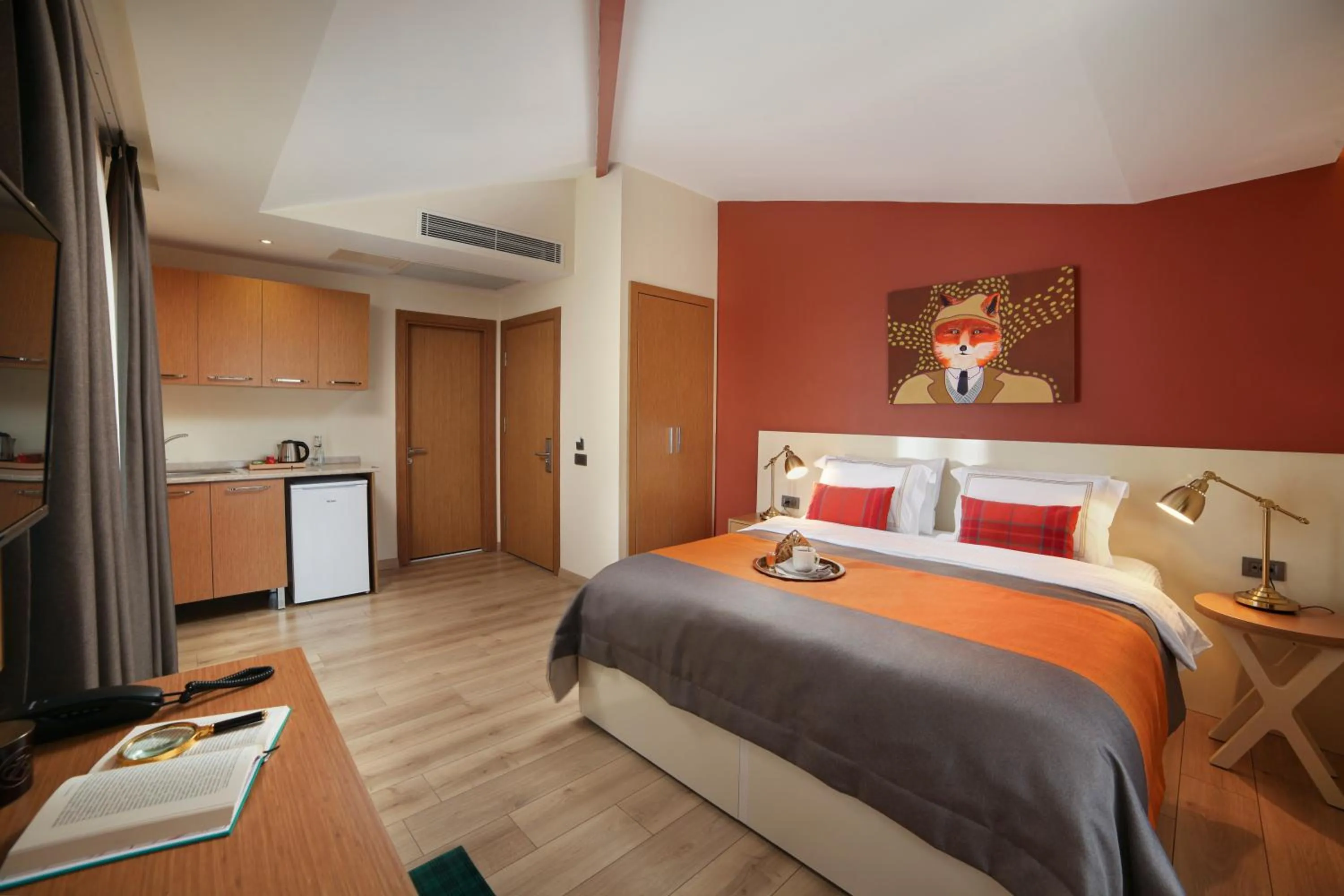 Bed in The Fox Hotel