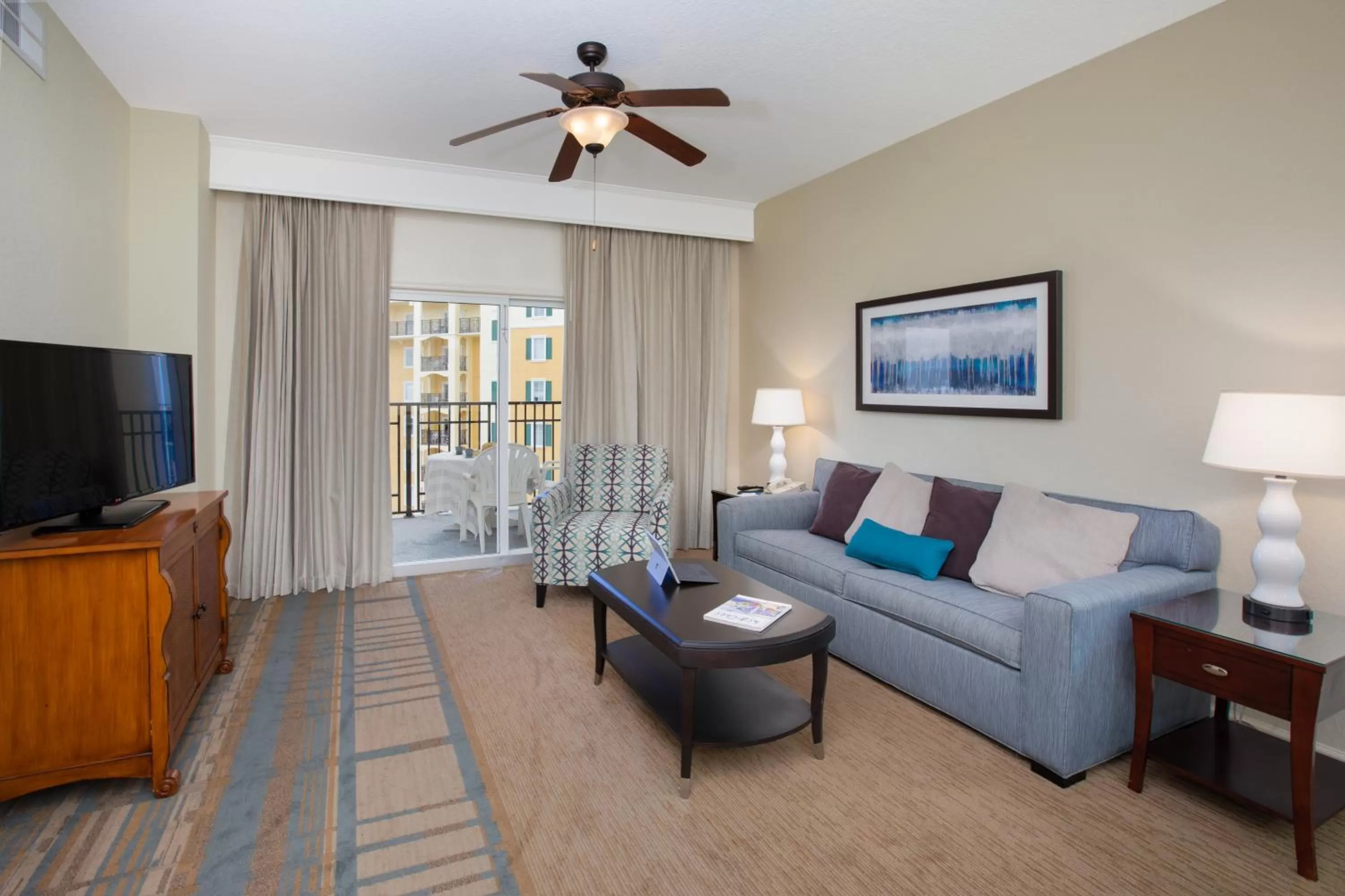 Living room in Lake Buena Vista Resort Village and Spa, Near Disney