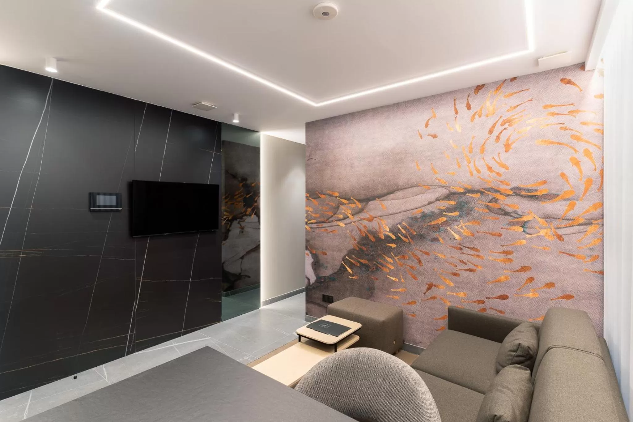 TV and multimedia, Seating Area in Mauro Suites