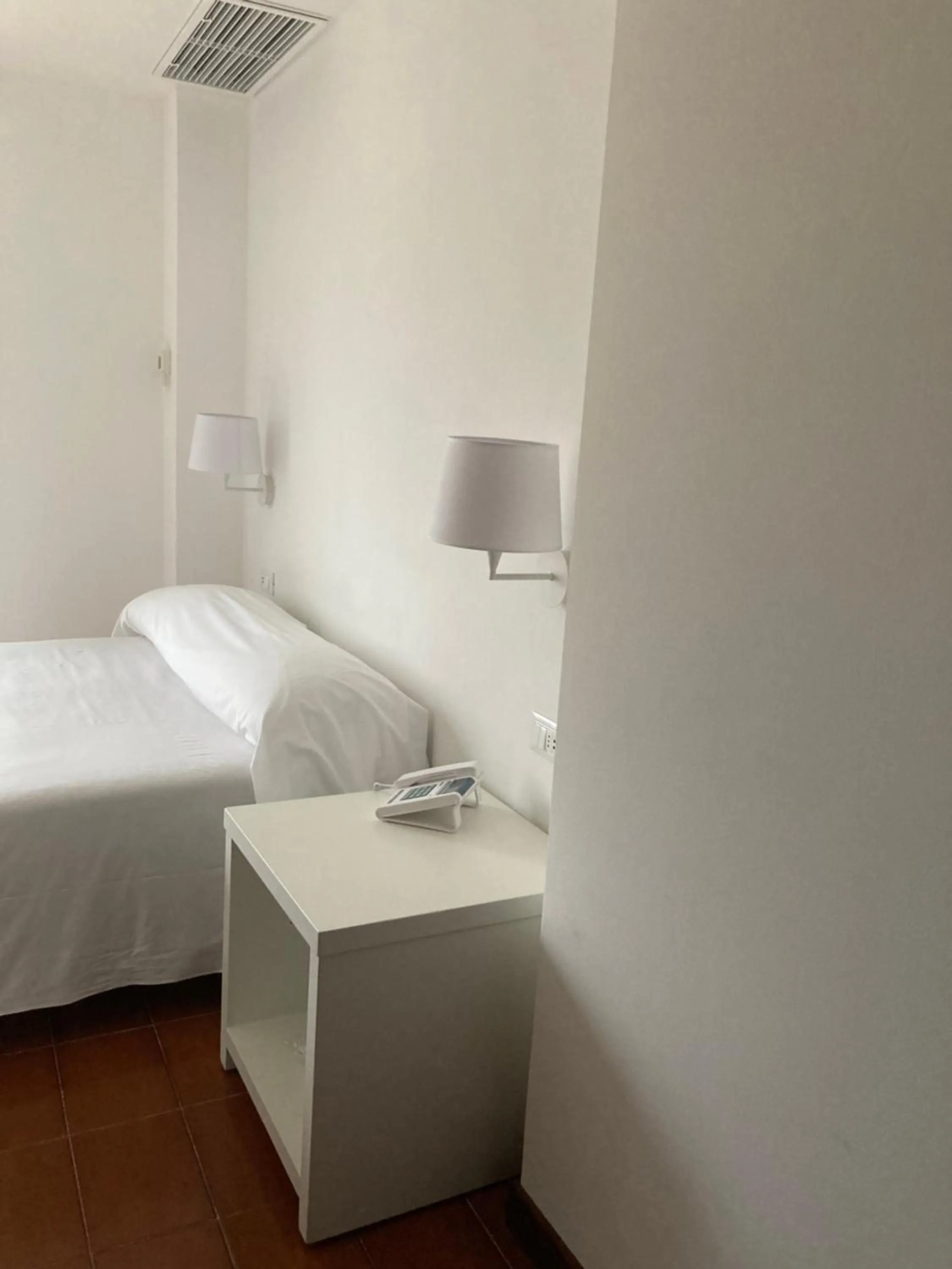 Bed in Hotel Ghironi