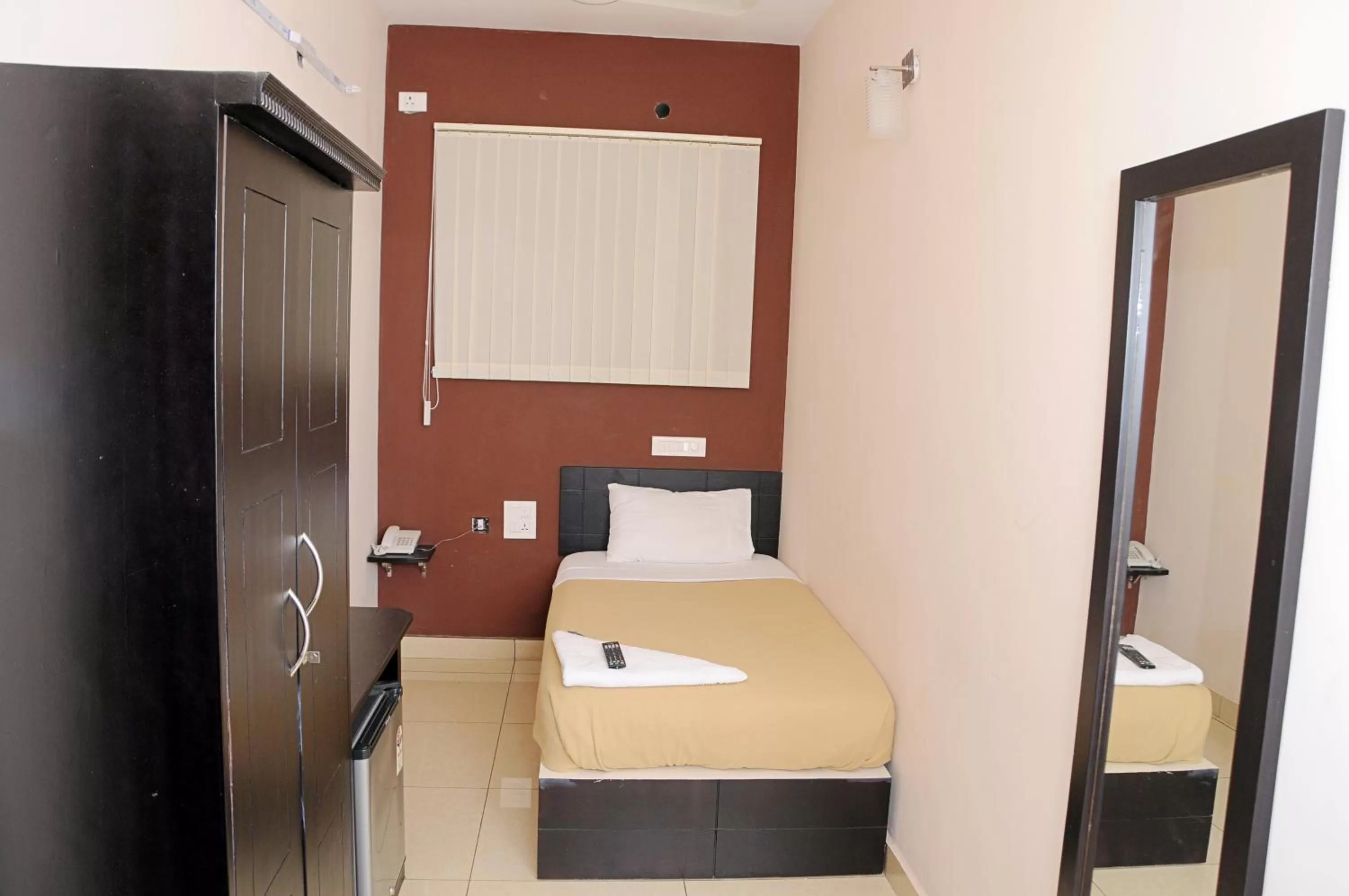Bed in Hotel Sri Krishna Residency