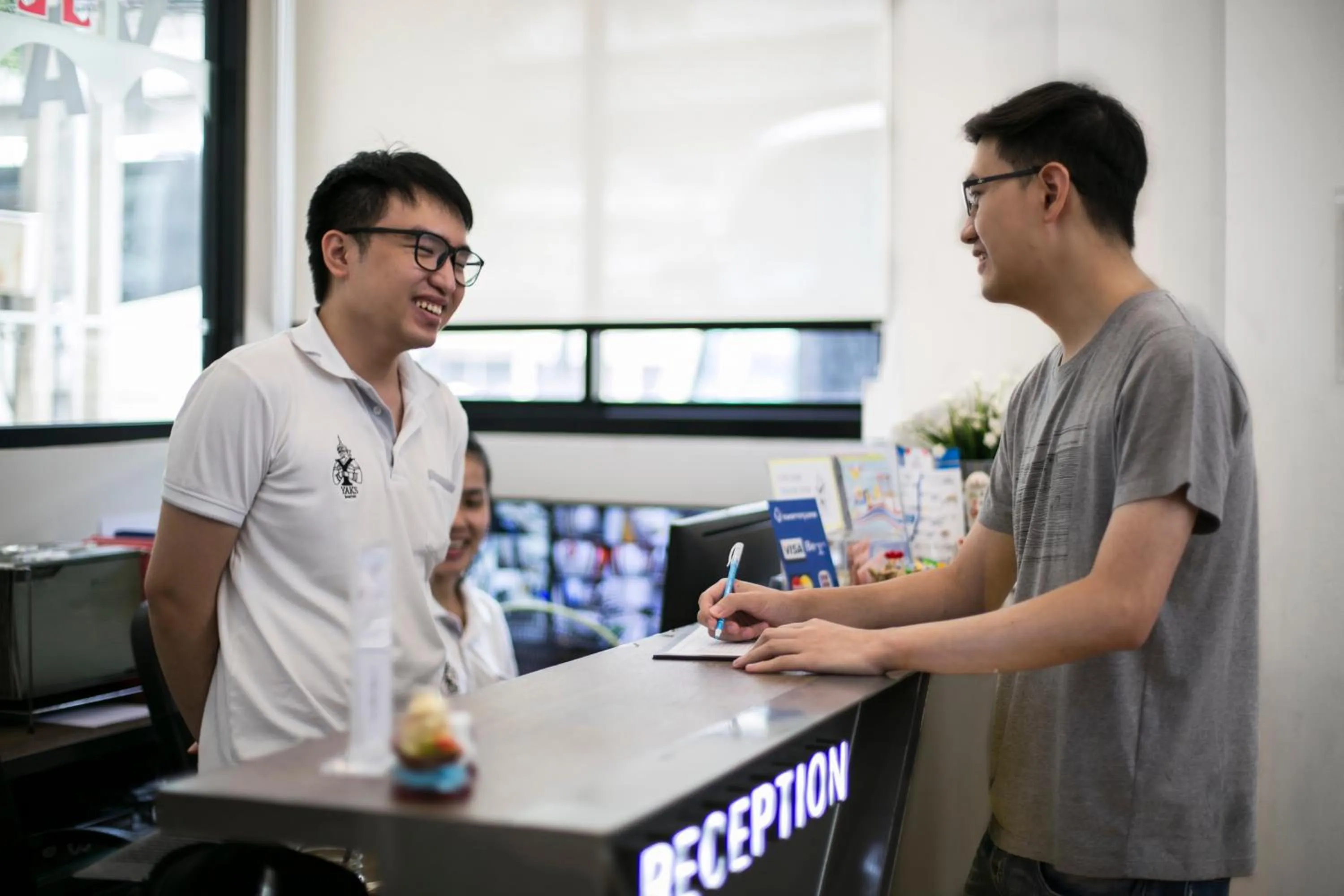 Lobby or reception in Yaks House Hostel