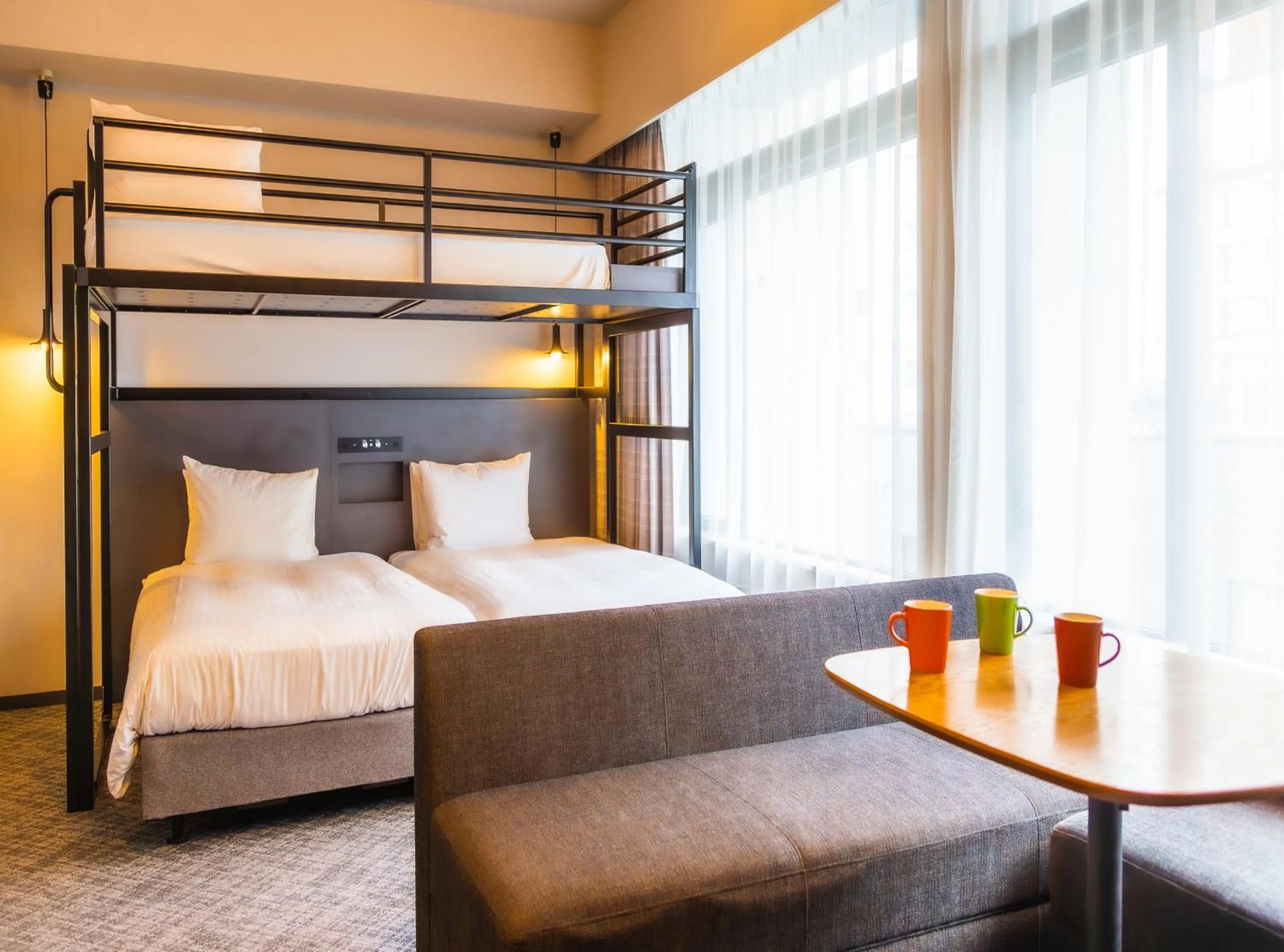 Photo of the whole room, Bed in Hotel Cocktail Stay Naha