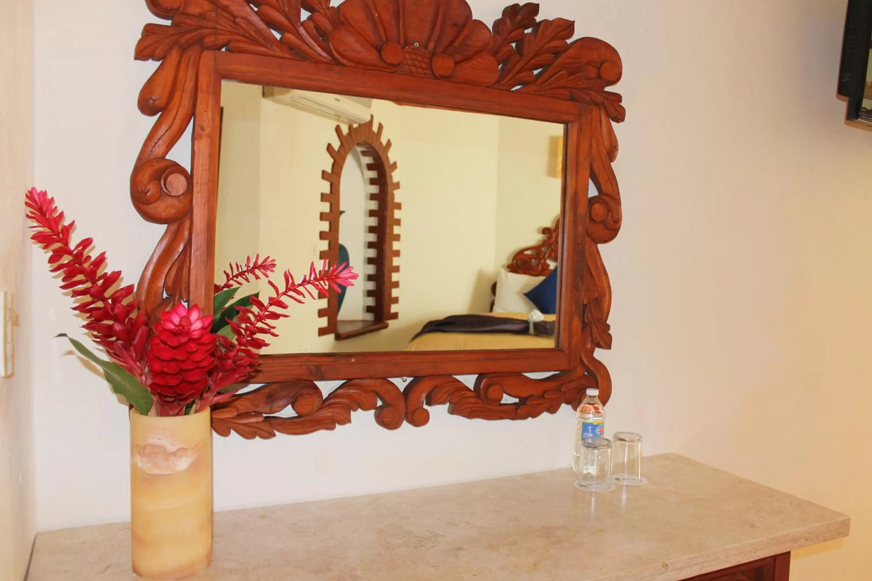 Decorative detail in Ecotel Quinta Regia