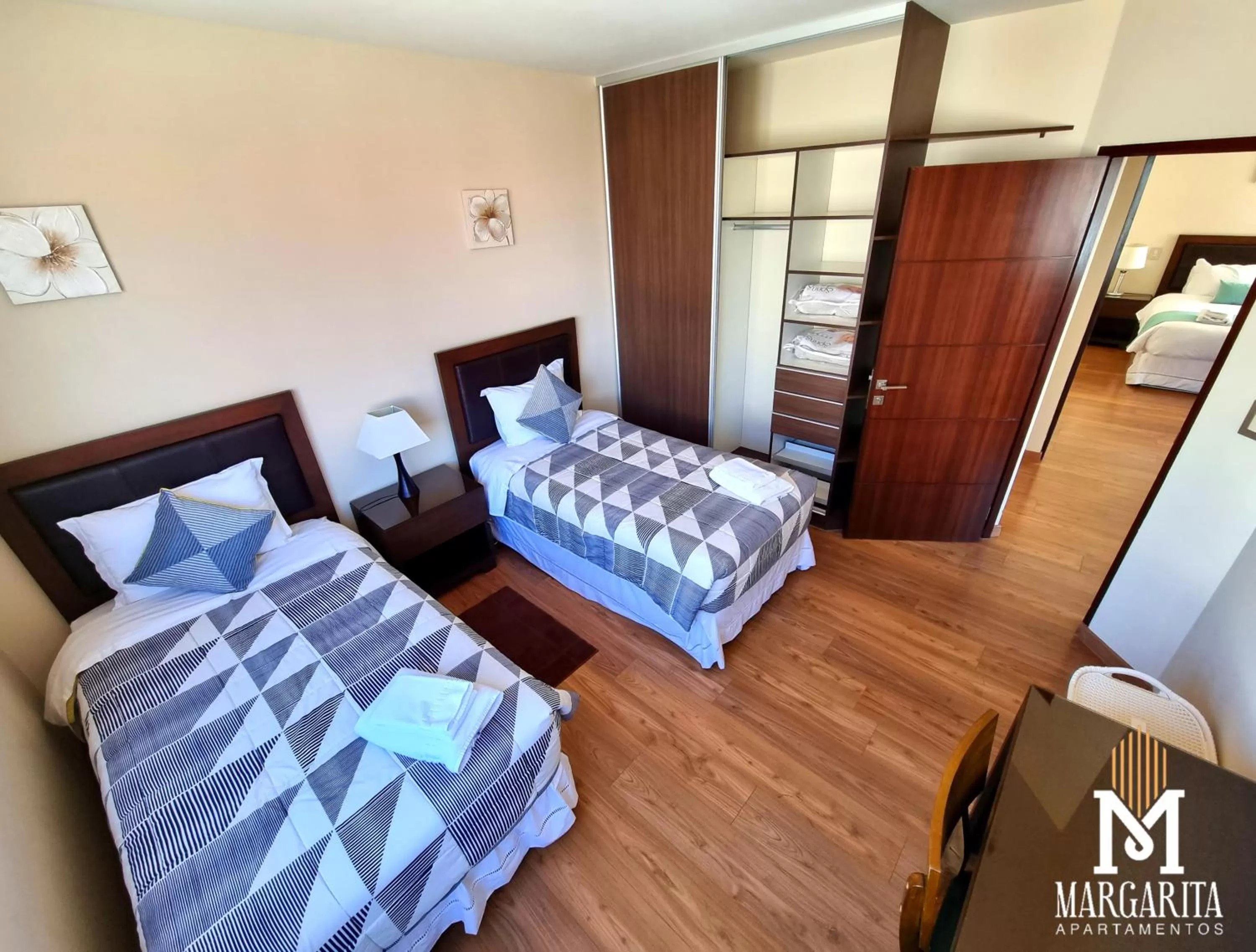 Bed in Margarita Apartamentos