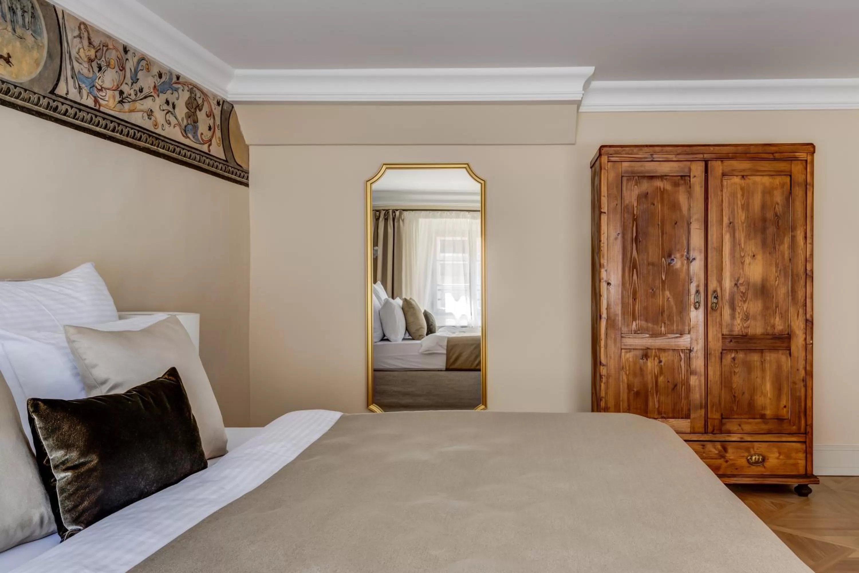 Bed in Hotel Nerudova 211