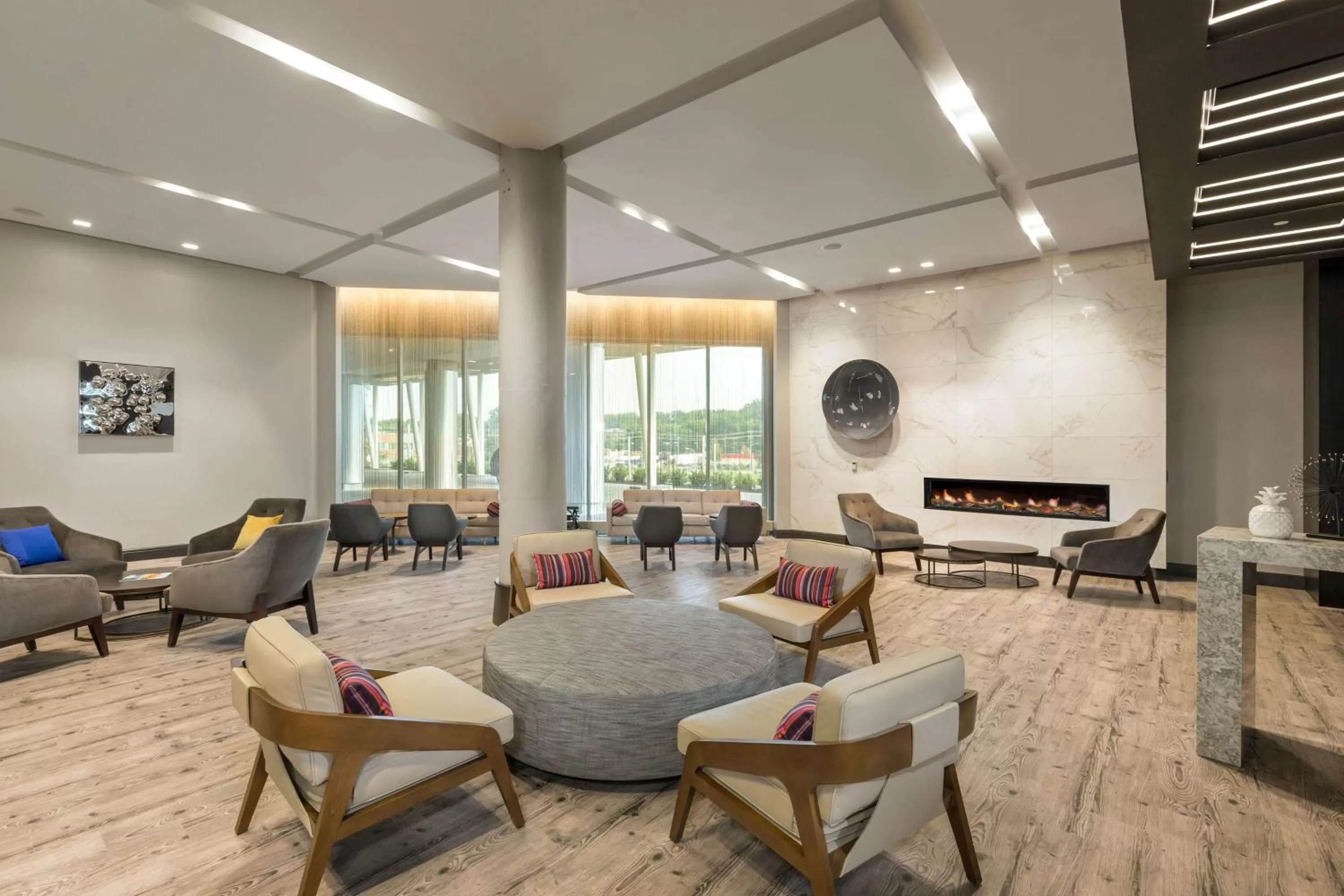 On site in The Summit Hotel